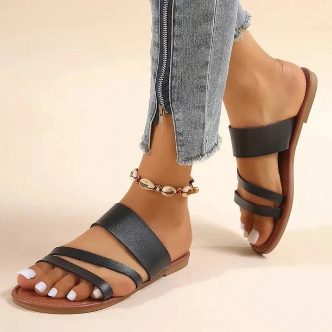 Reese | Damen Flache Sandalen Sommer