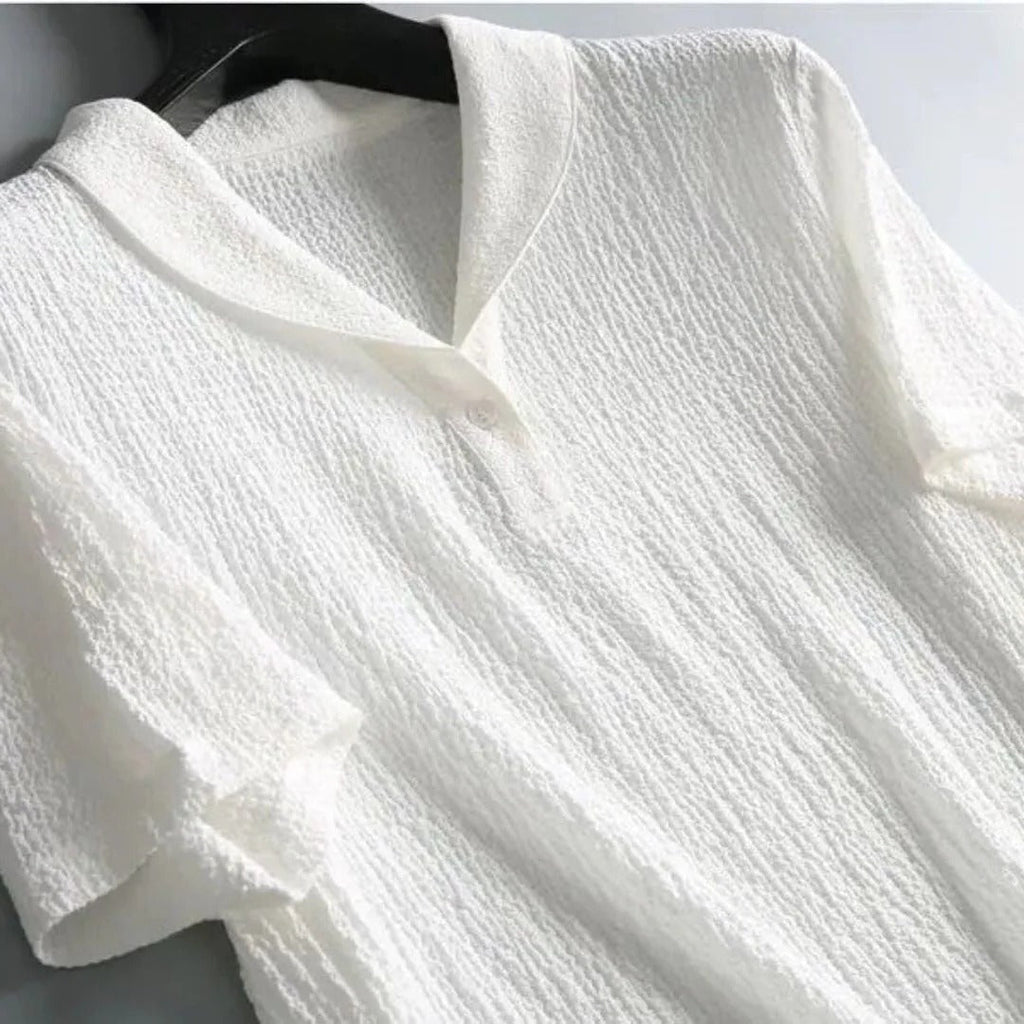 Herren Zweiteiler Leinen Sommer Set mit Kordelzug
