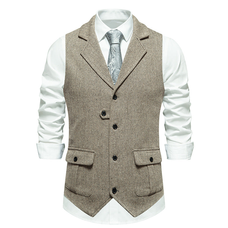 Reinhold | Herren Vintage Weste mit Knöpfen