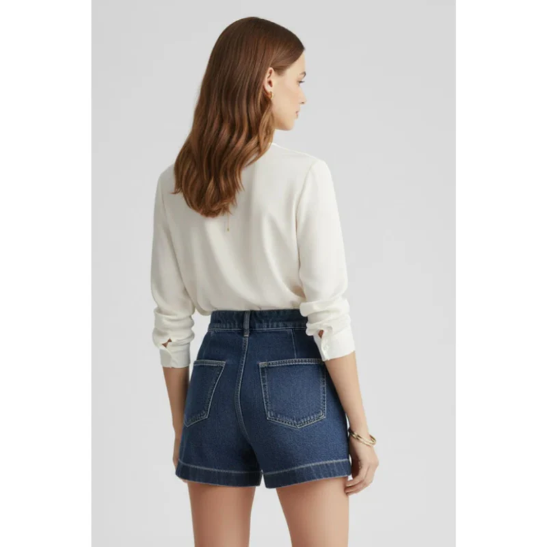 Rike | Damen Shorts Umschlag Saum Urlaub – Umschlag Shorts Damen Sommer 2026