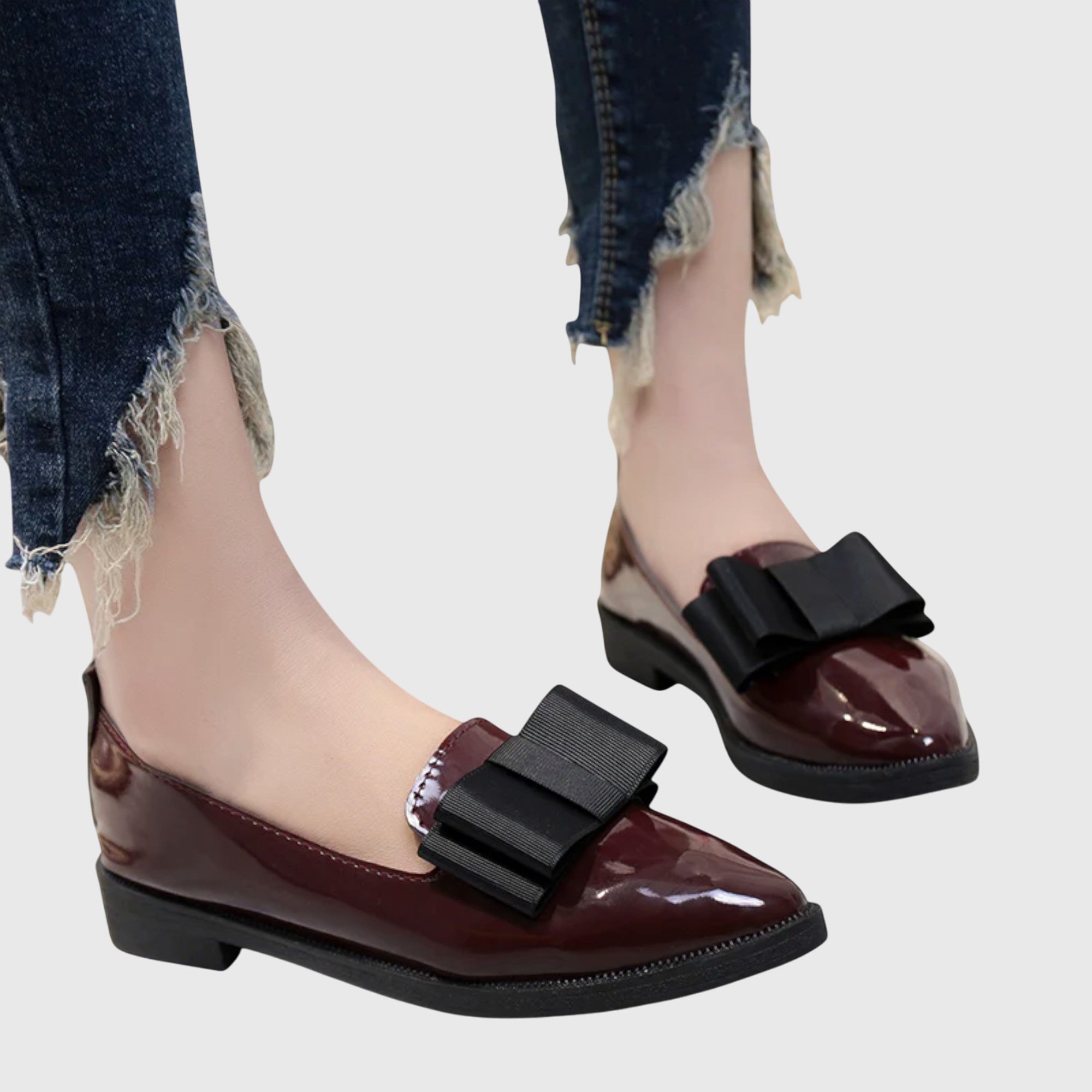 Romy | Damen Loafer mit Schleife