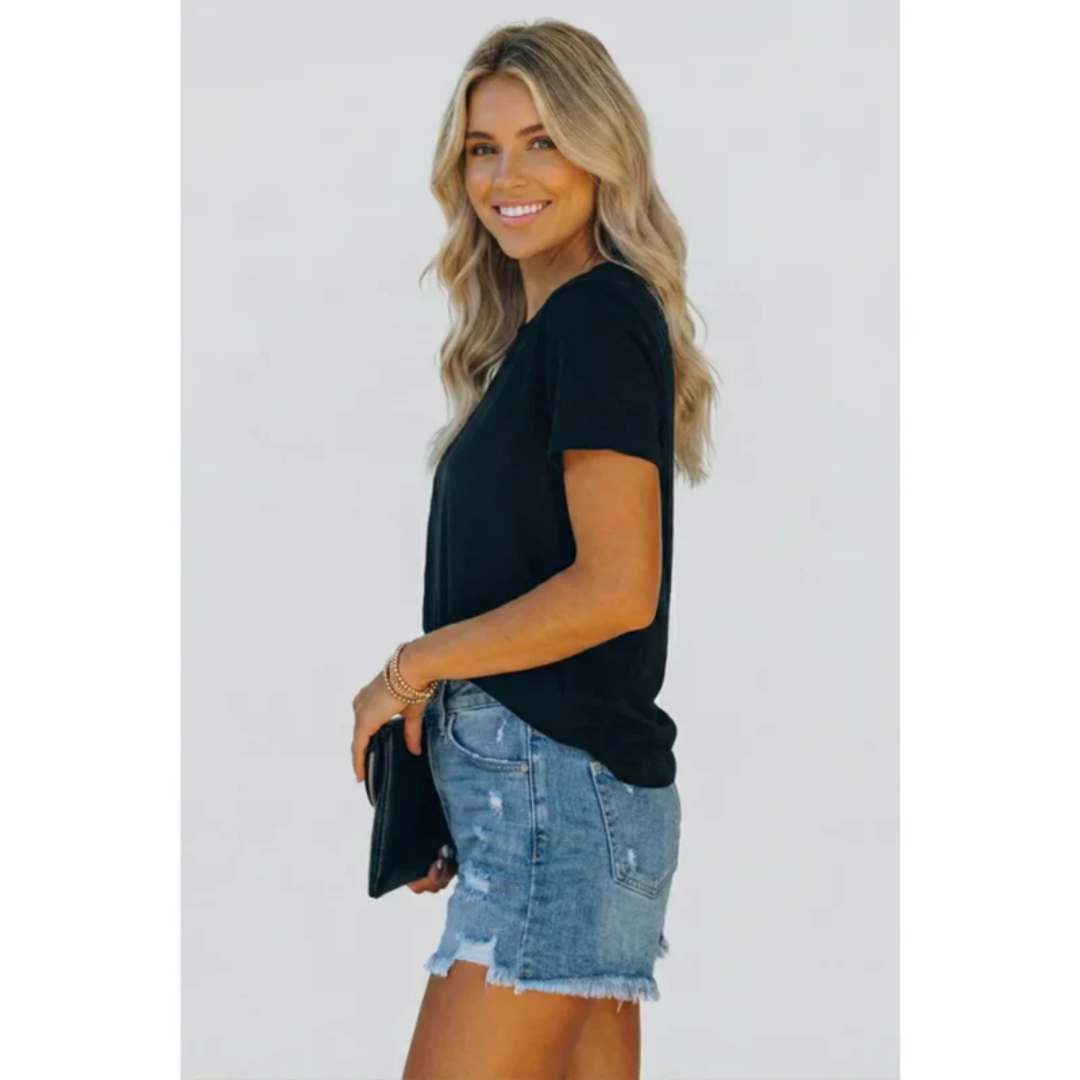 Romy | Damen Shorts mit Fransen Urlaub – Urlaubs Shorts Fransen Damen 2026