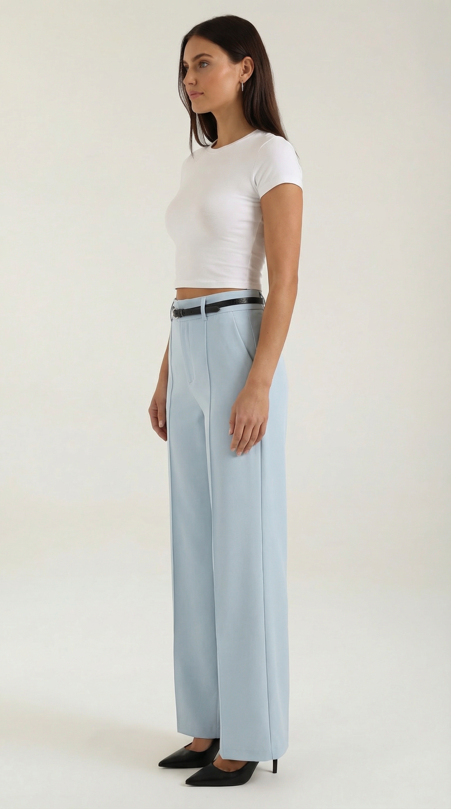 Bertha Weite Stoffhose