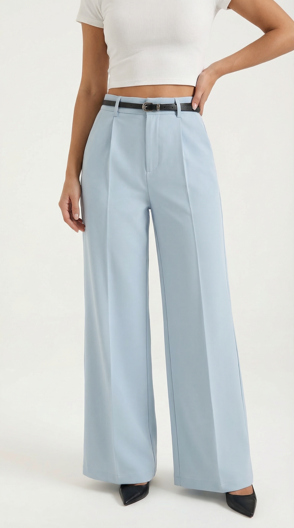 Bertha Weite Stoffhose