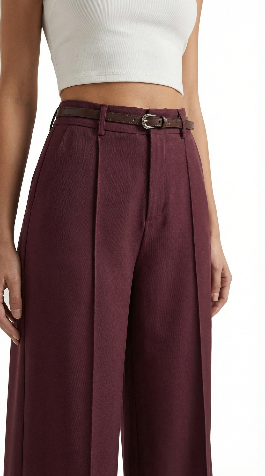 Bertha Weite Stoffhose