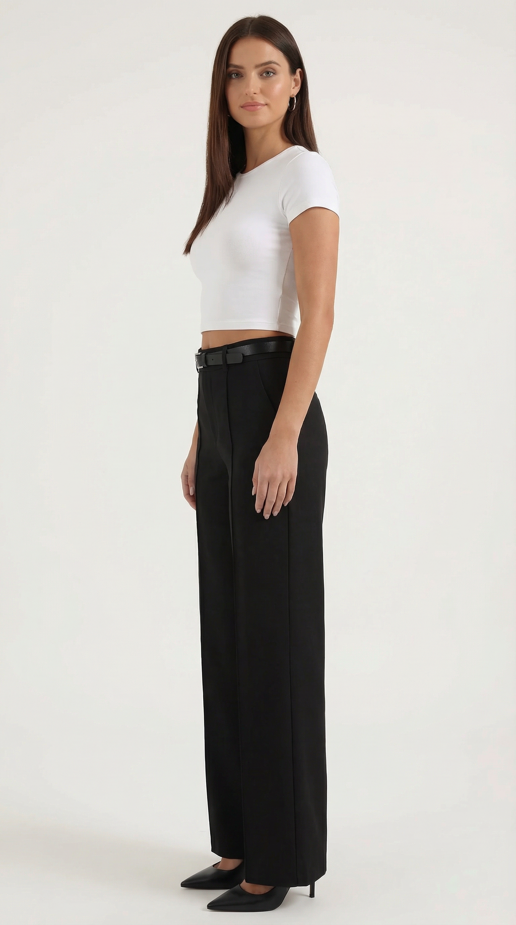 Bertha Weite Stoffhose