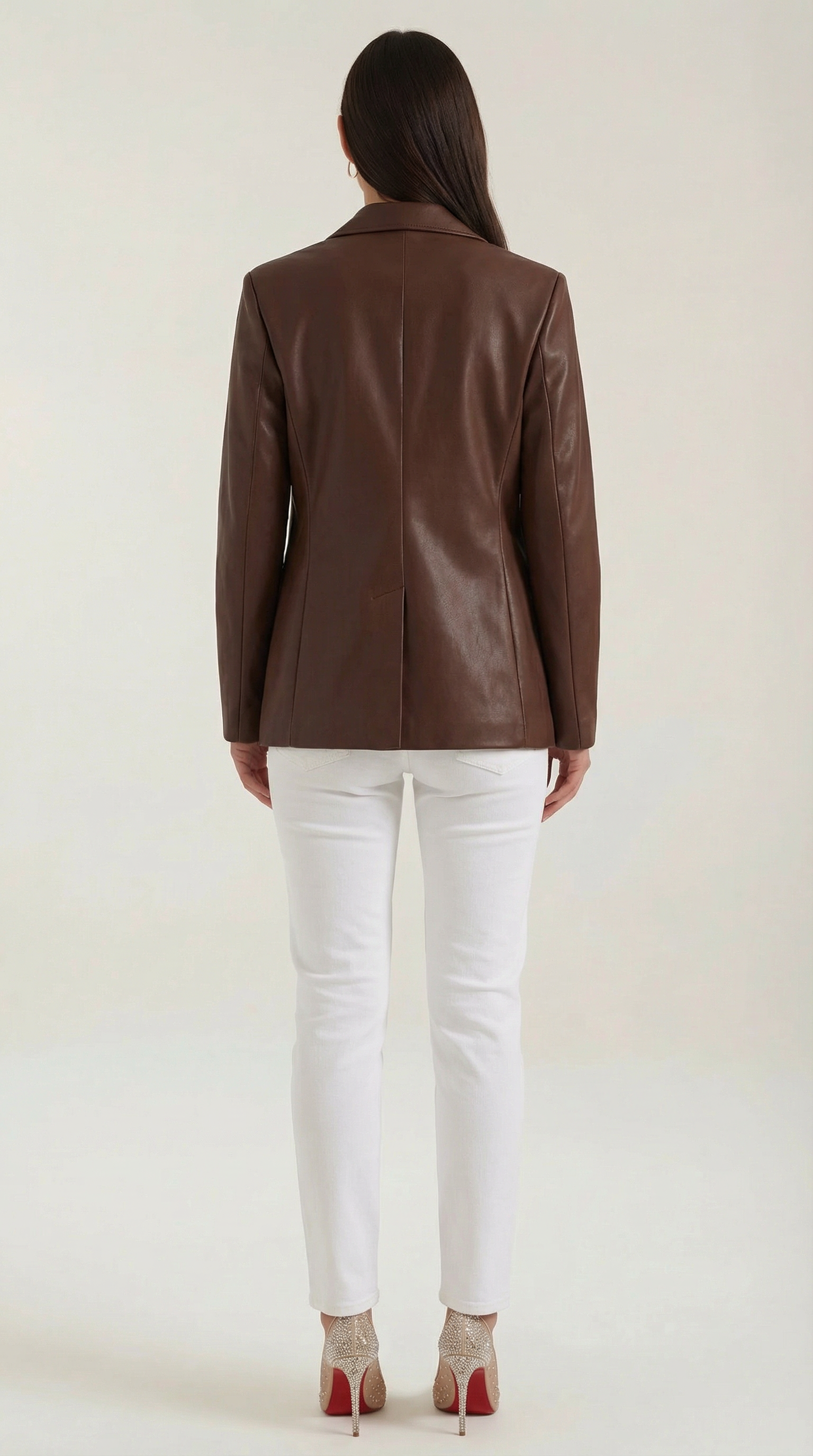 Catherine Oversized Lederblazer