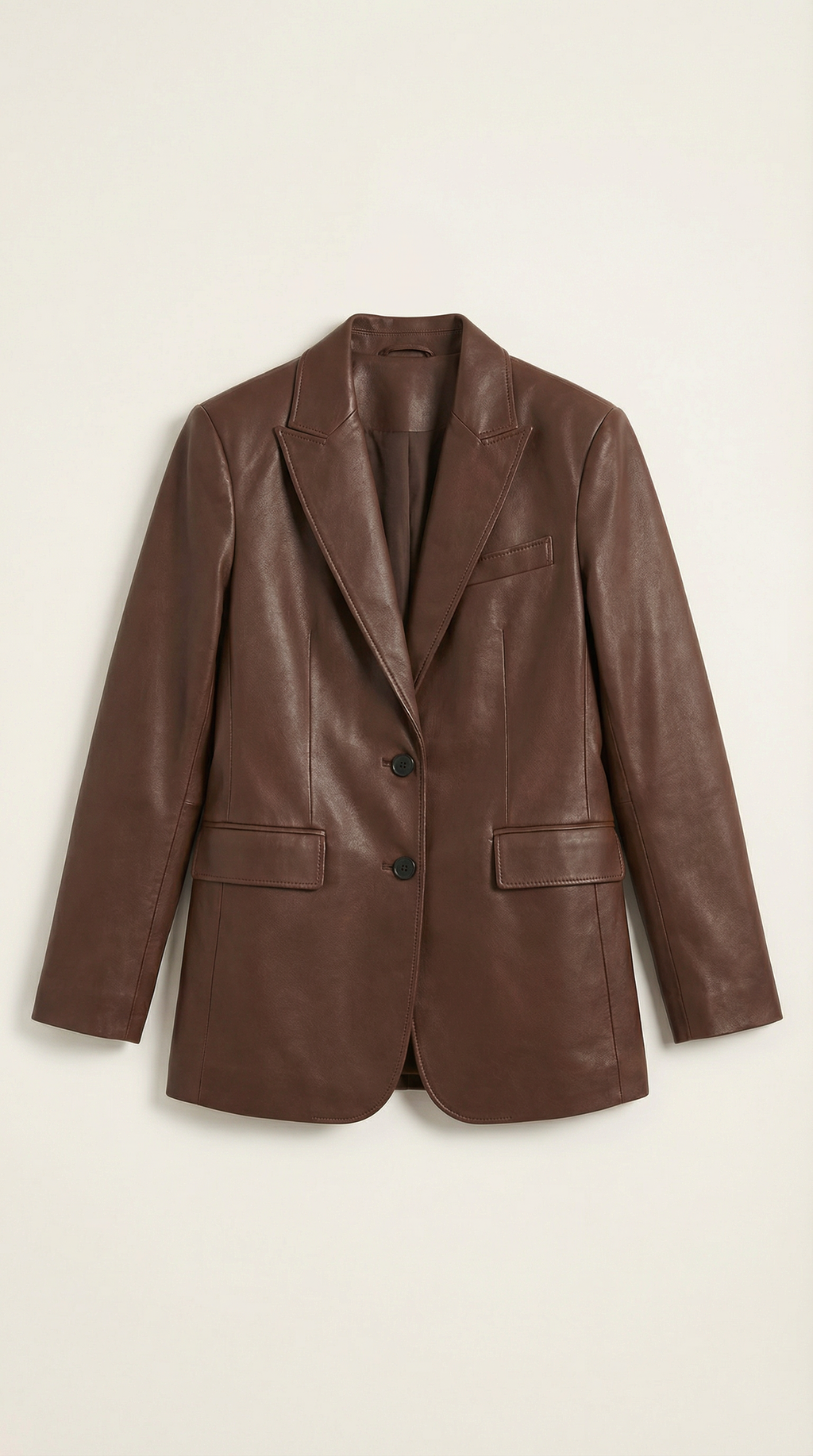 Catherine Oversized Lederblazer