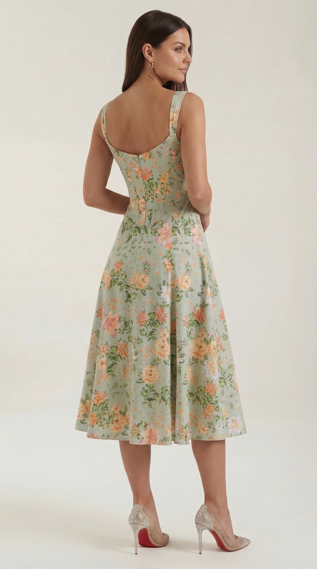 Dahlia Midi-Sommerkleid