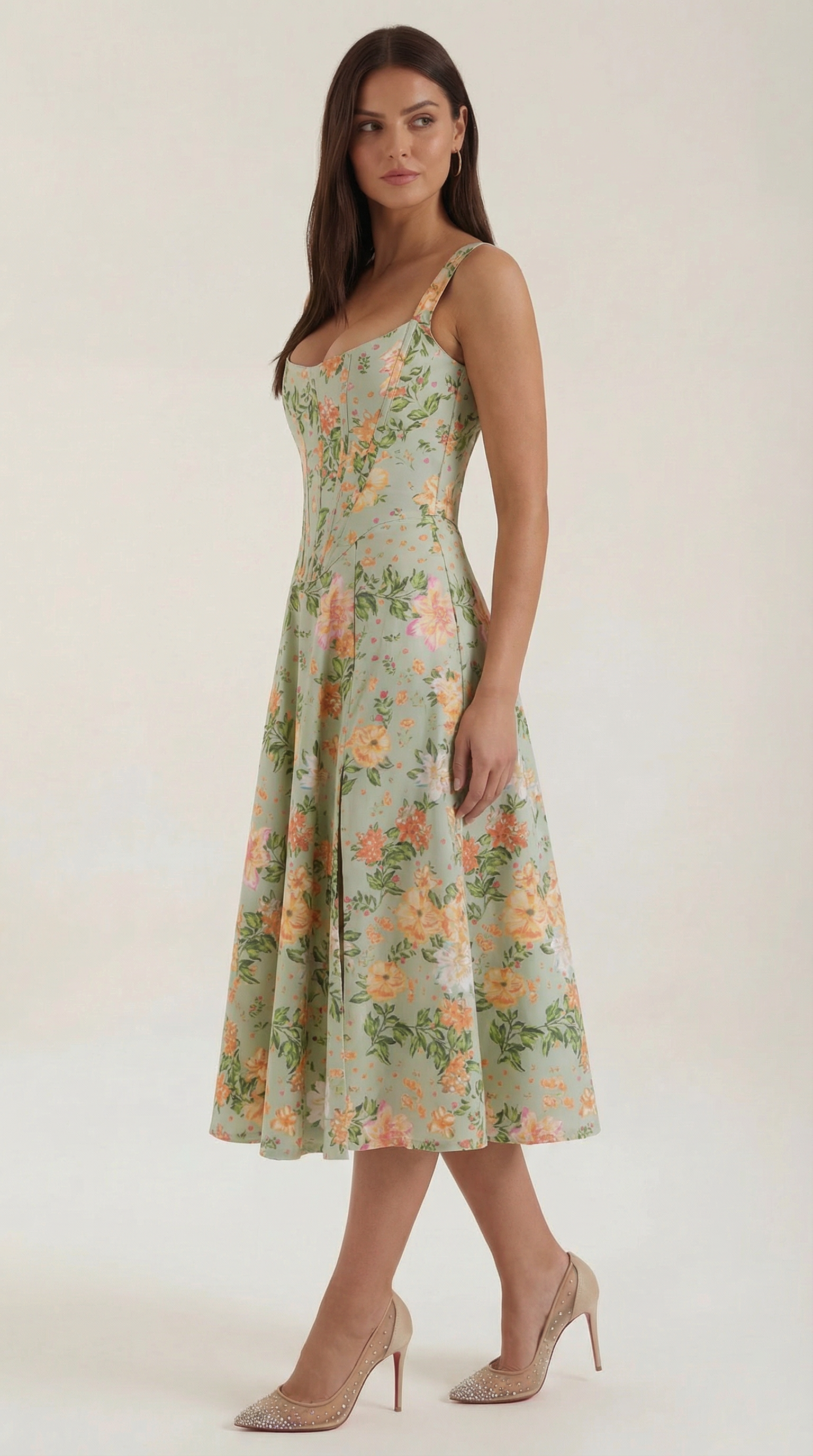 Dahlia Midi-Sommerkleid
