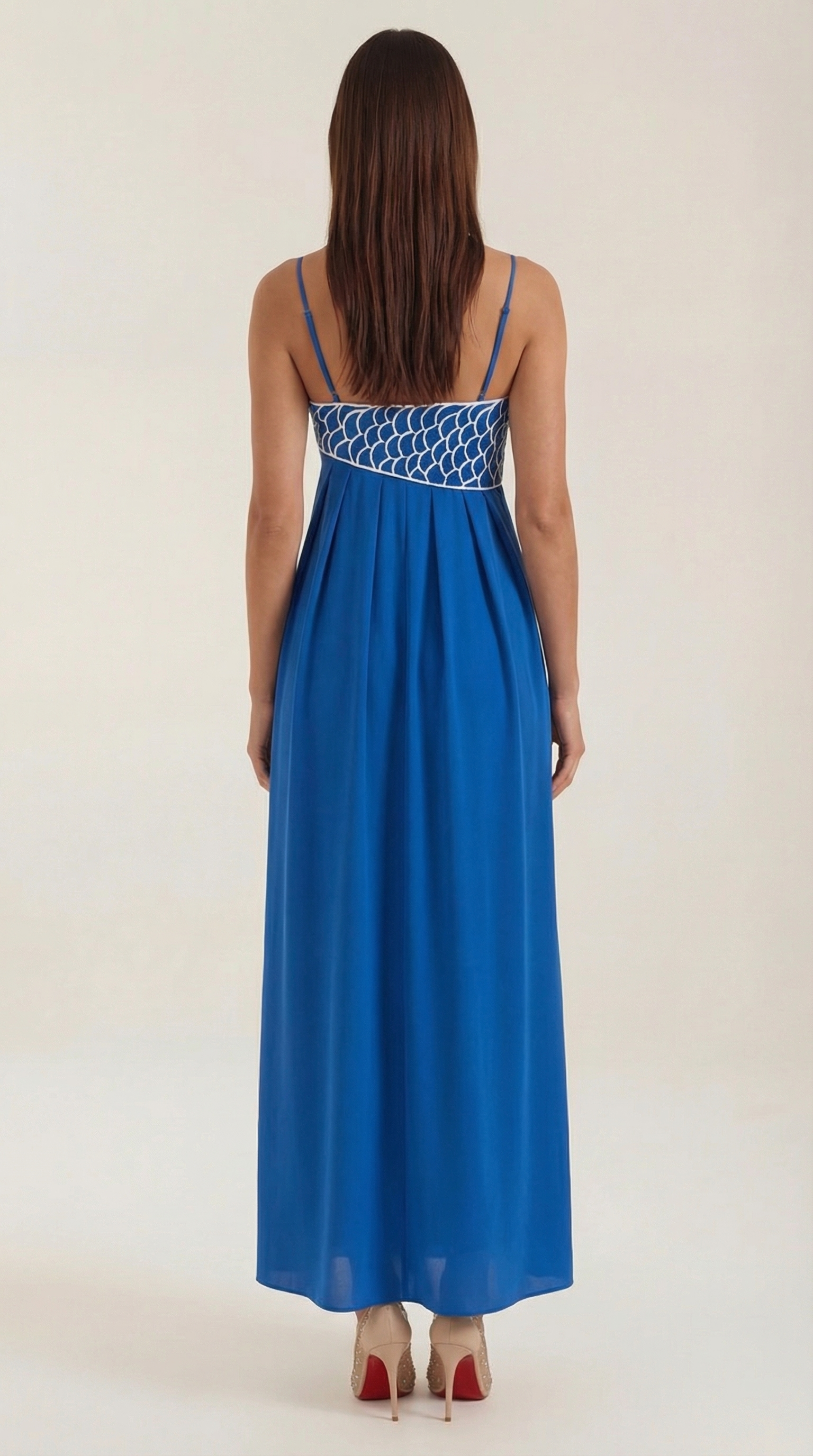 Deborah besticktes Maxikleid