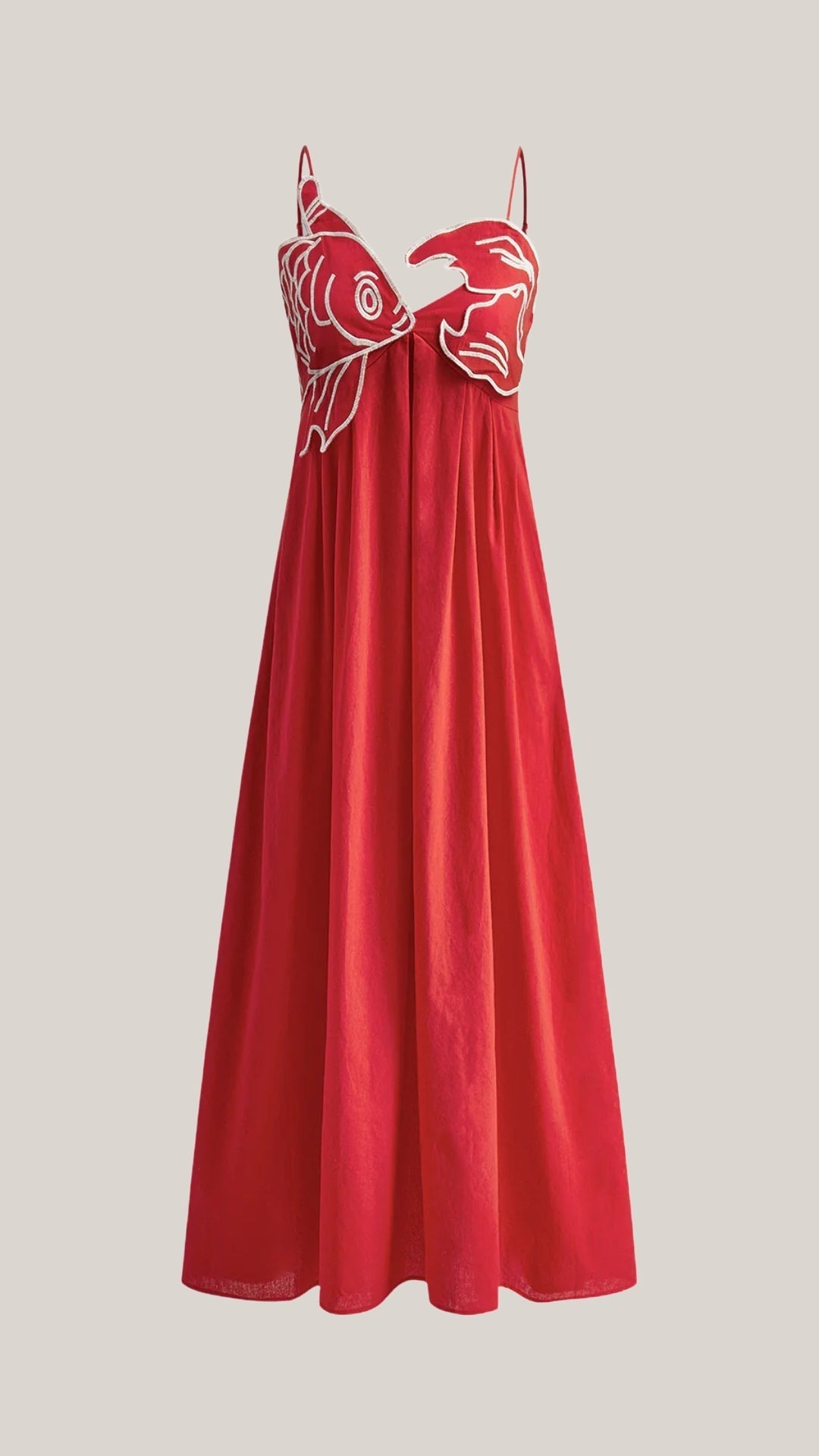 Deborah besticktes Maxikleid