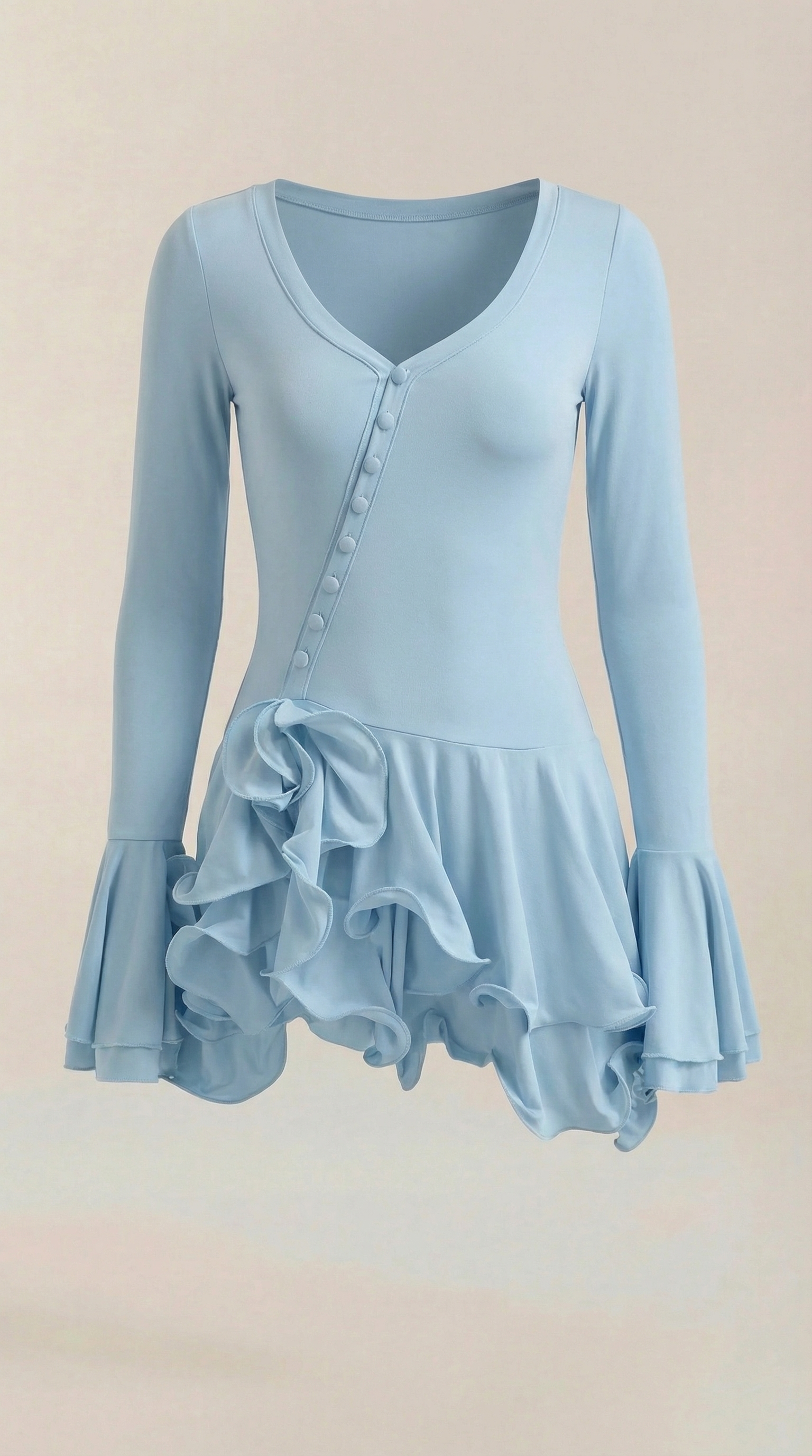 Estelle Mini-Kleid mit Rüschen