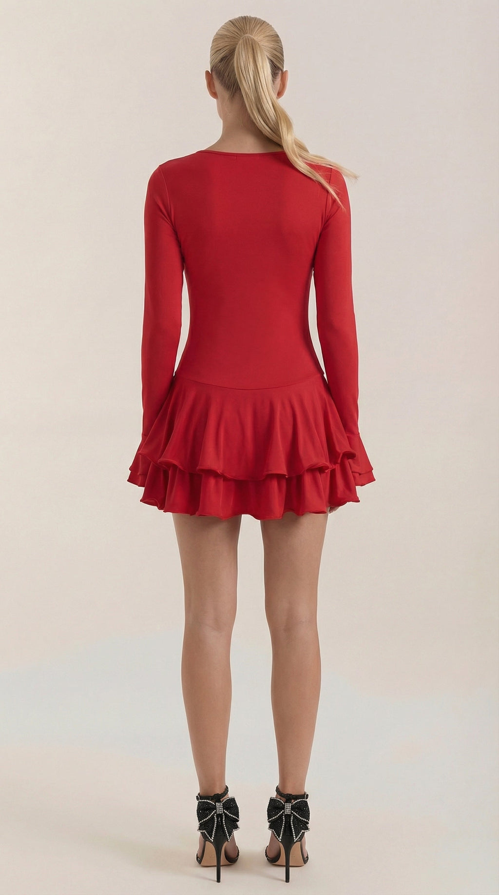 Estelle Mini-Kleid mit Rüschen