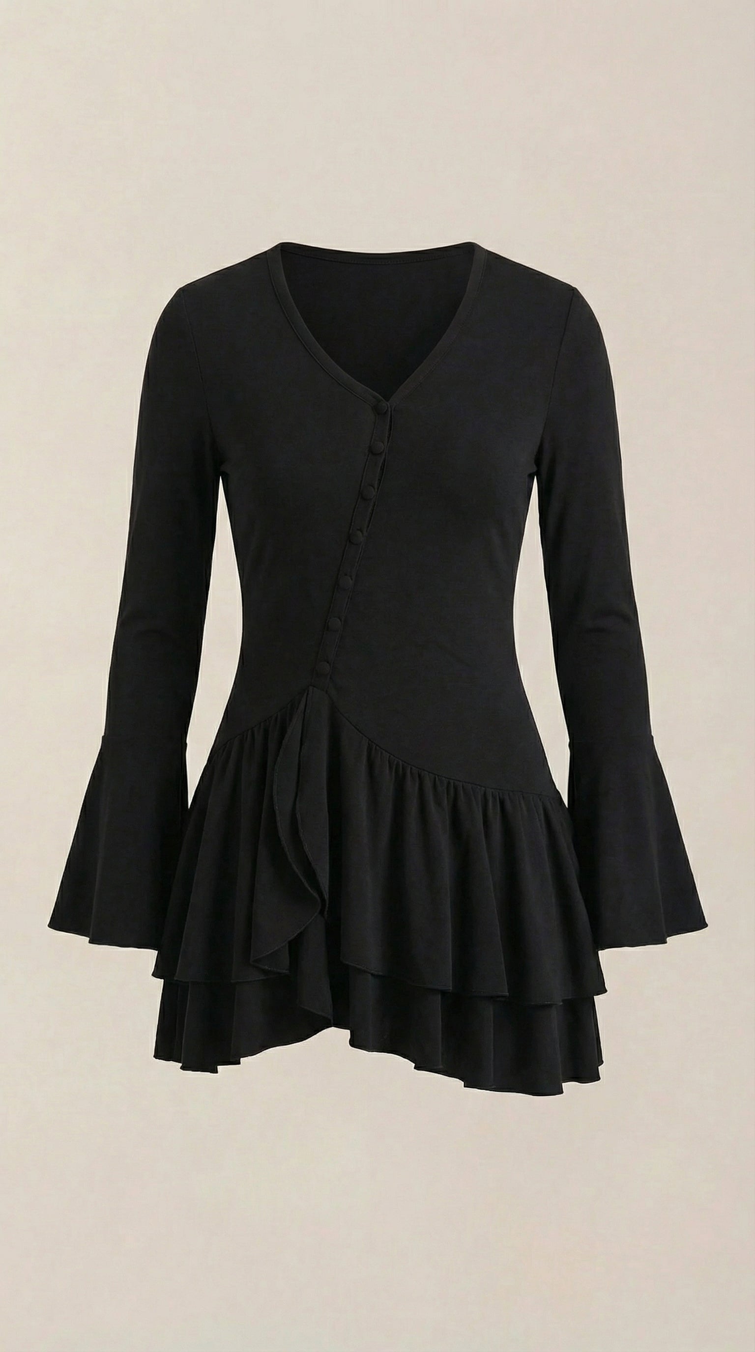 Estelle Mini-Kleid mit Rüschen