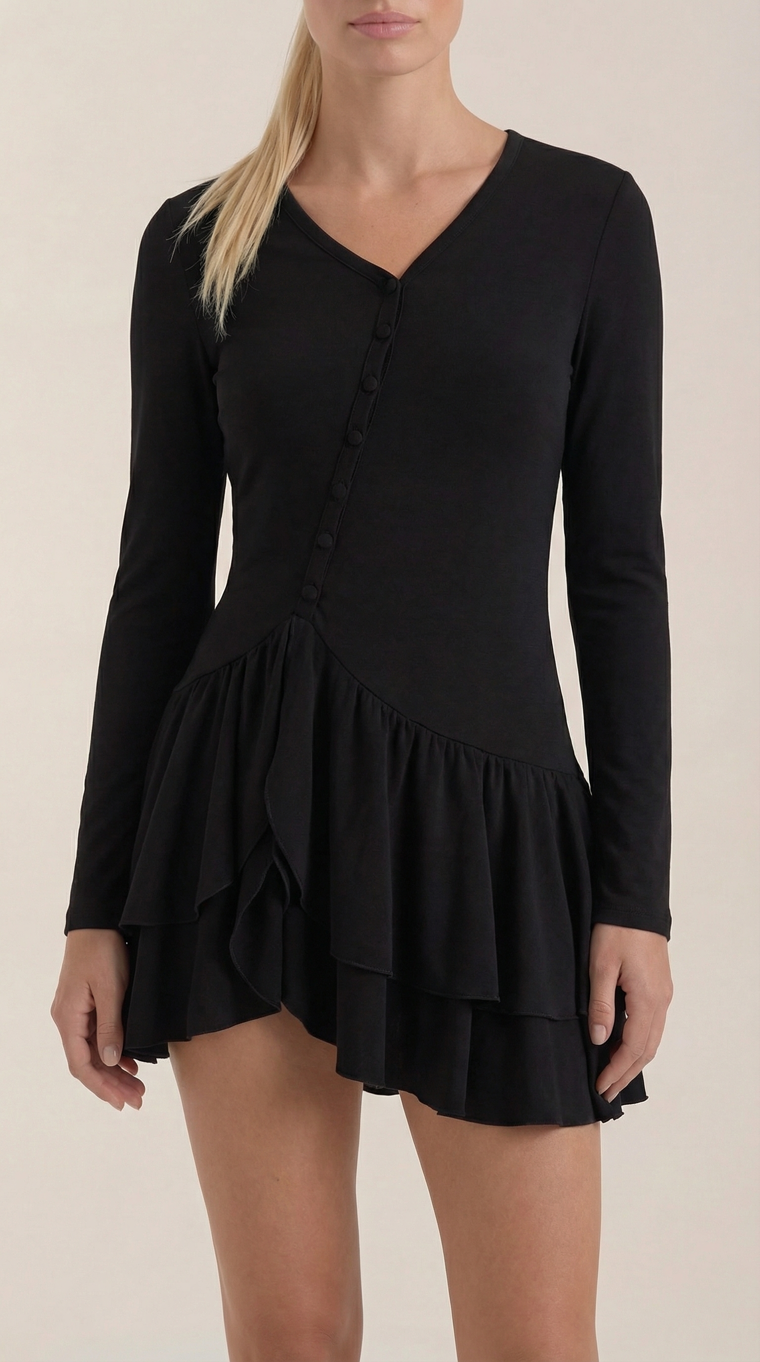 Estelle Mini-Kleid mit Rüschen