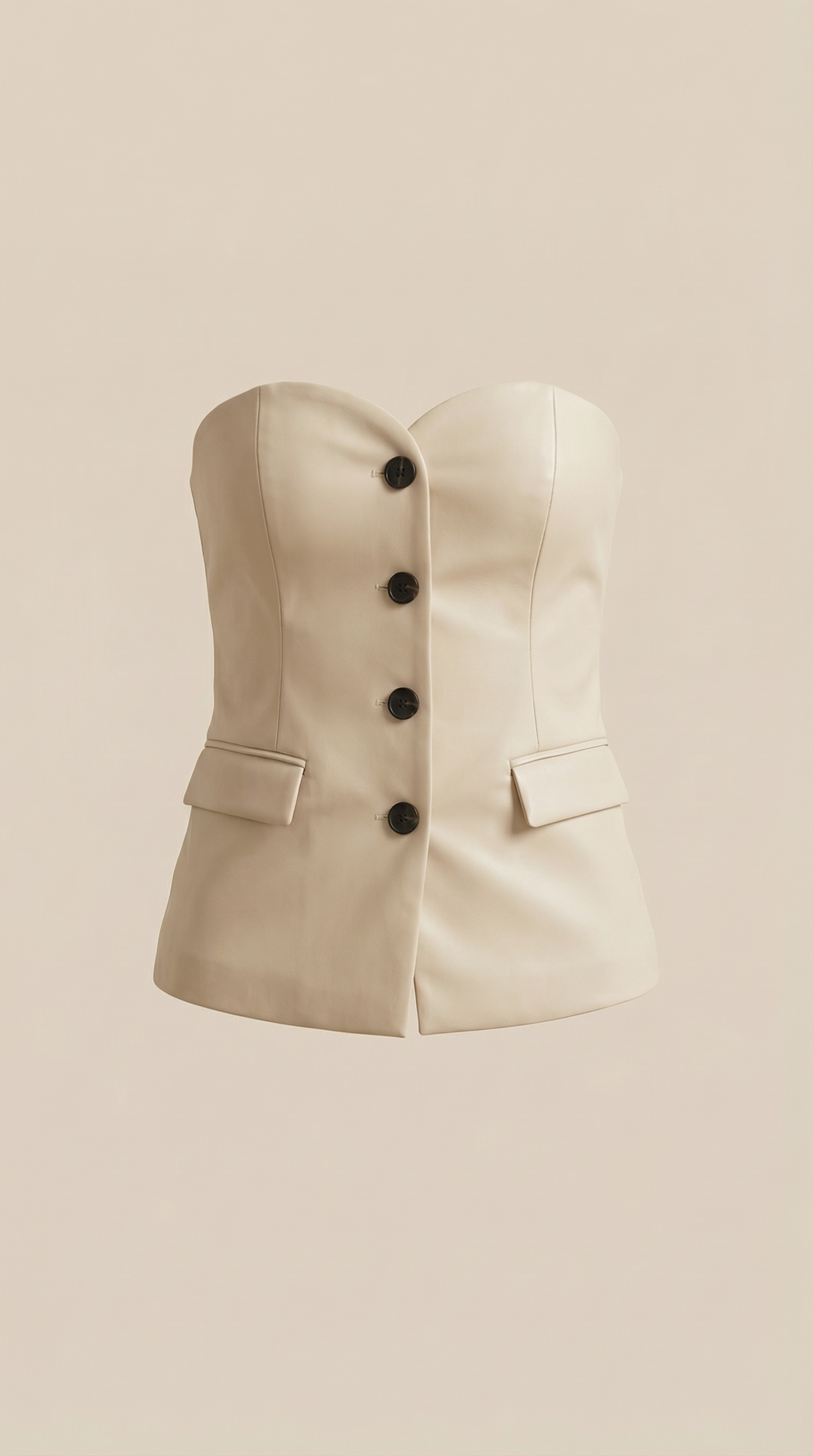 Fiona Trägerloses Blazer-Oberteil