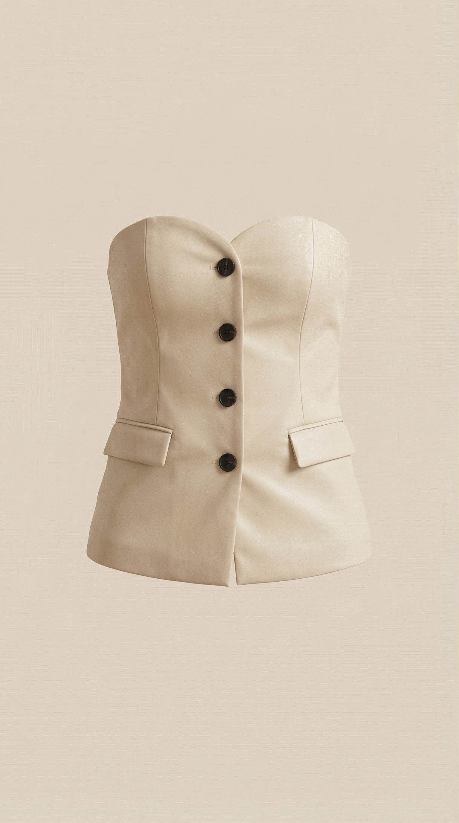 Fiona Trägerloses Blazer-Oberteil