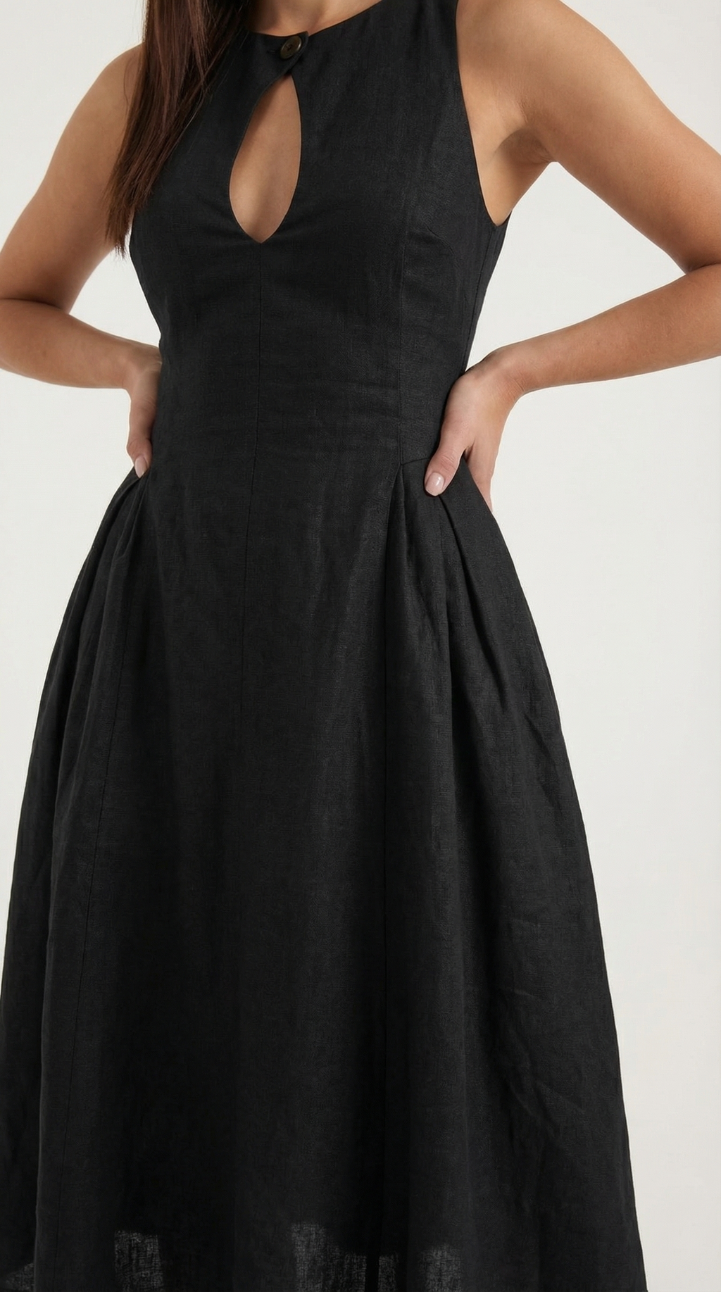 Nancy Midi-Kleid mit Cut-out