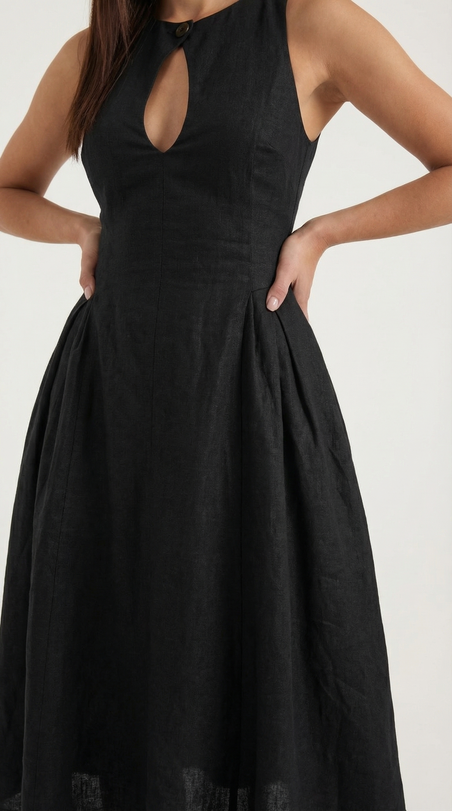 Nancy Midi-Kleid mit Cut-out