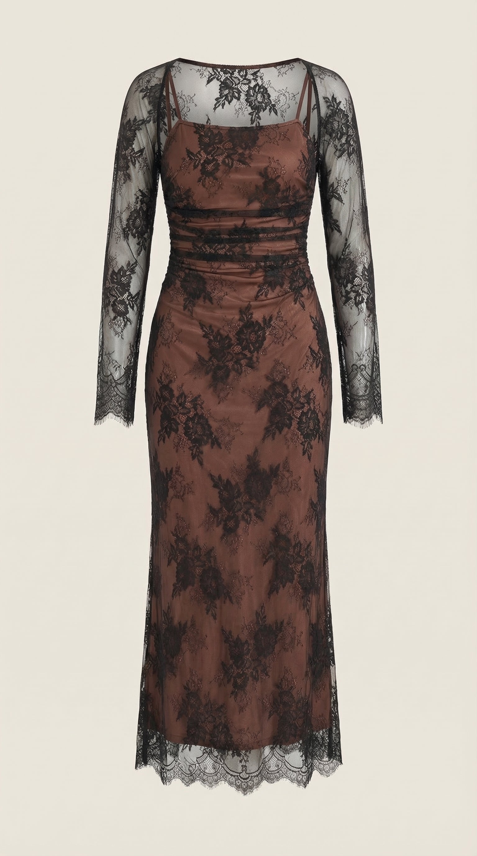 Nerissa Spitzen-Maxikleid