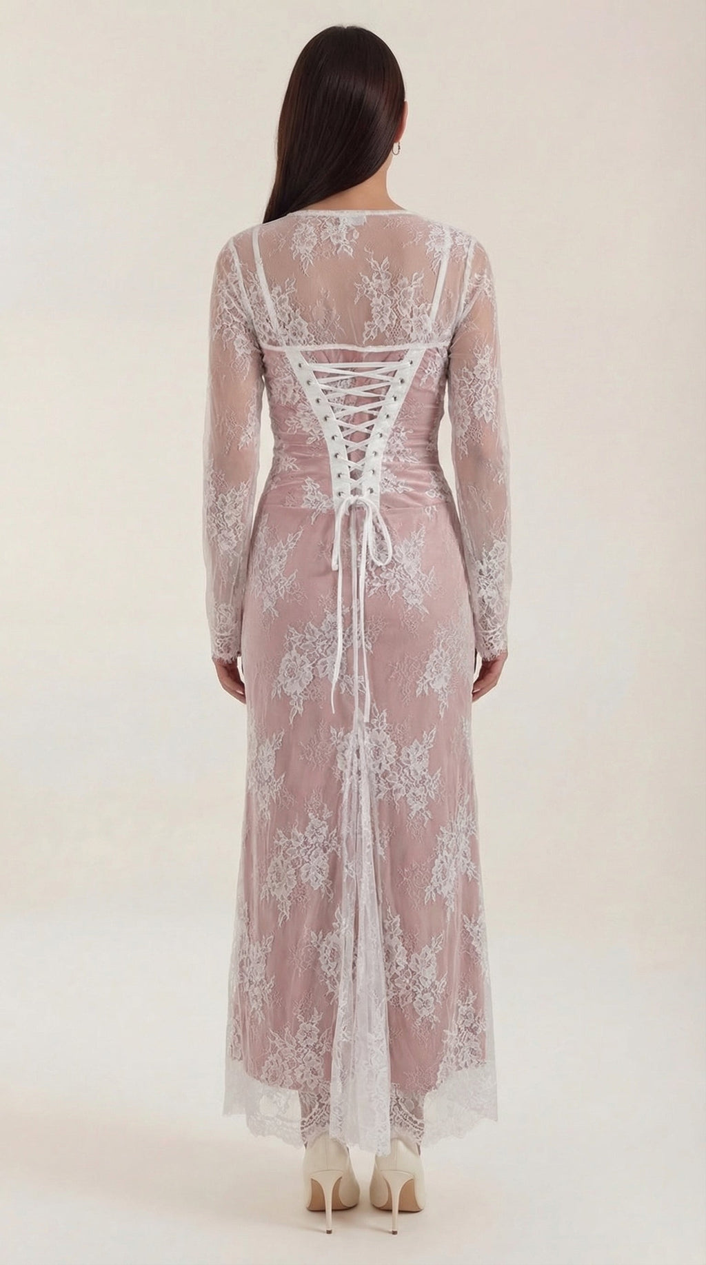 Nerissa Spitzen-Maxikleid