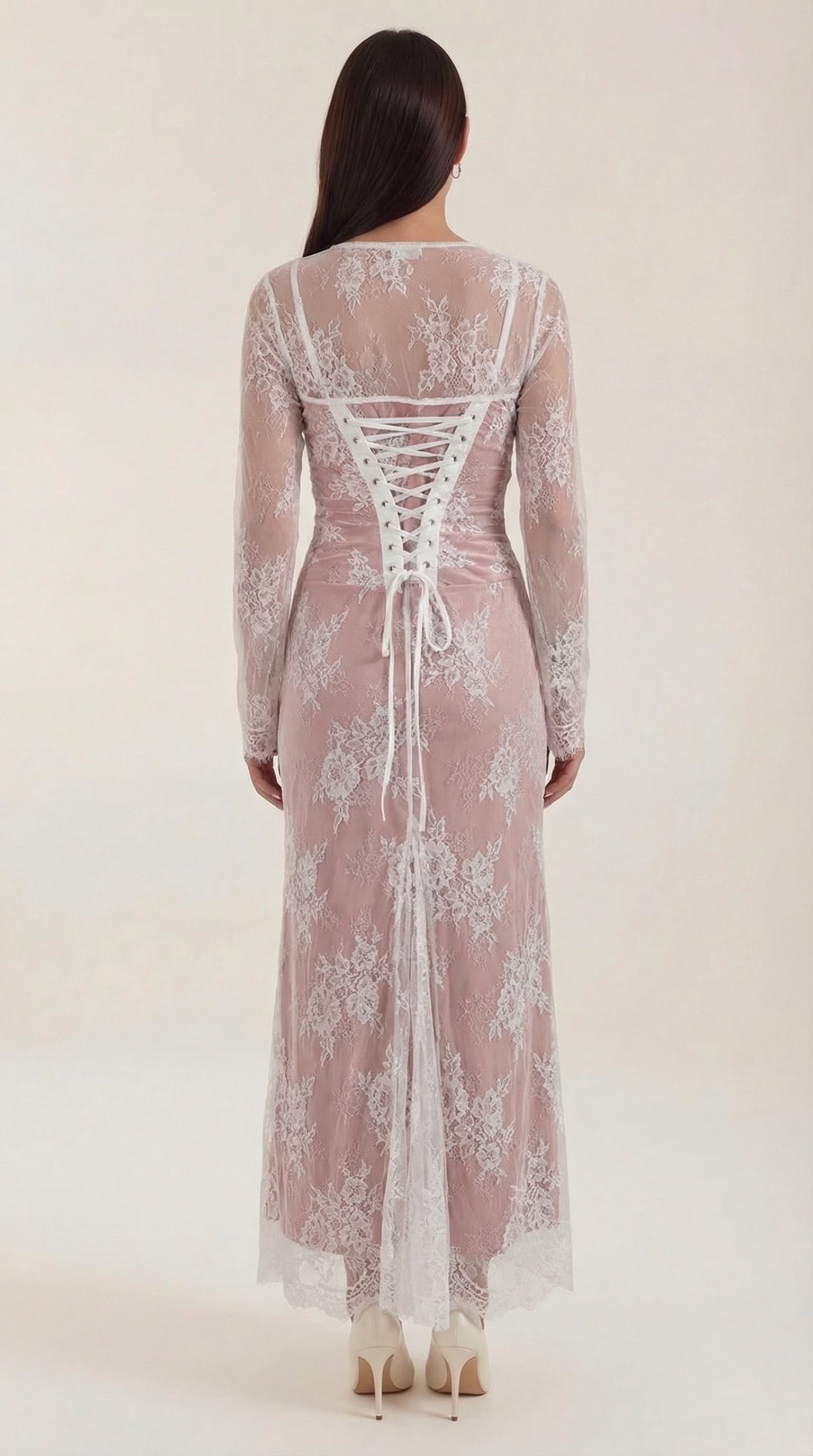 Nerissa Spitzen-Maxikleid