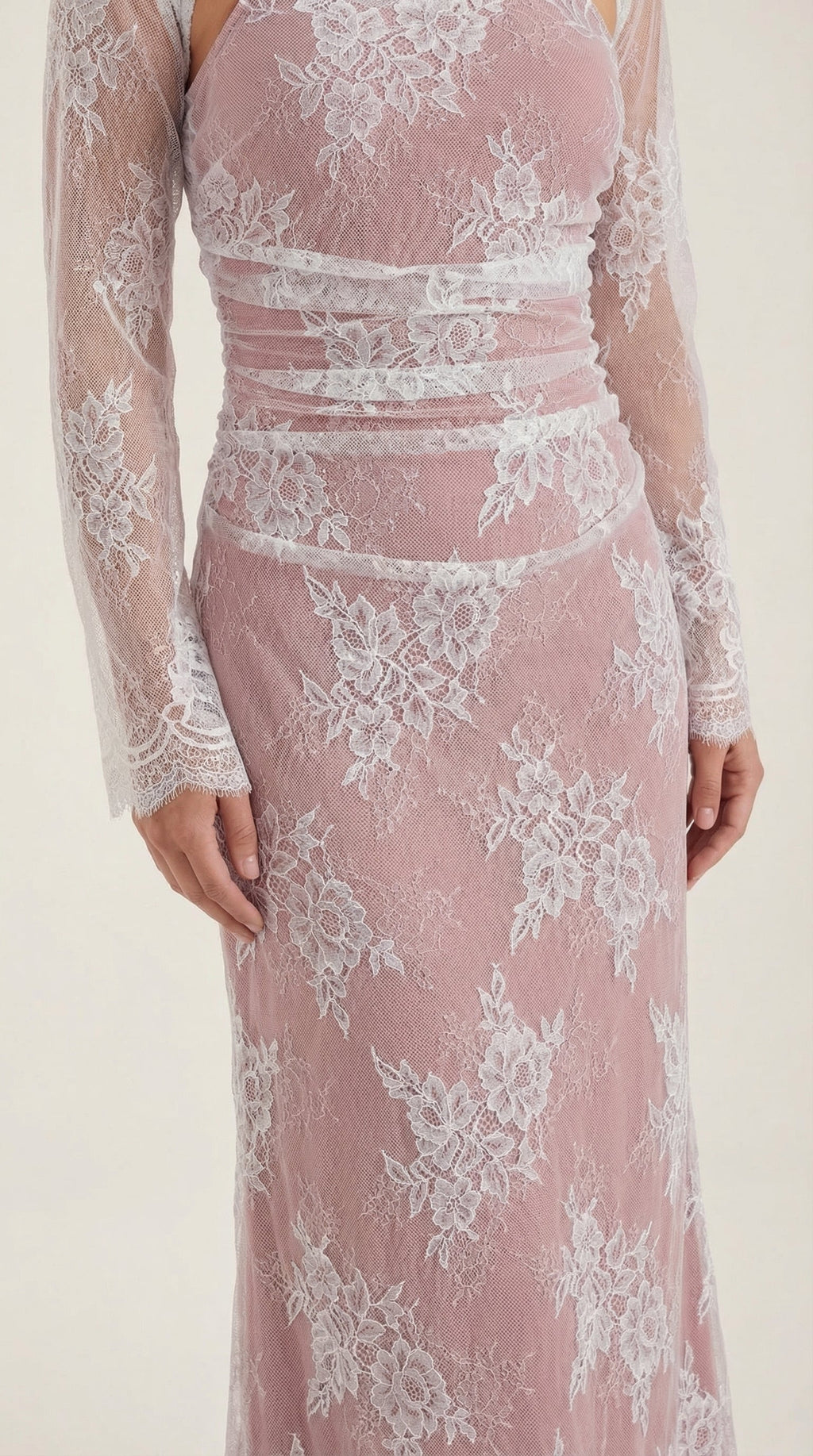Nerissa Spitzen-Maxikleid