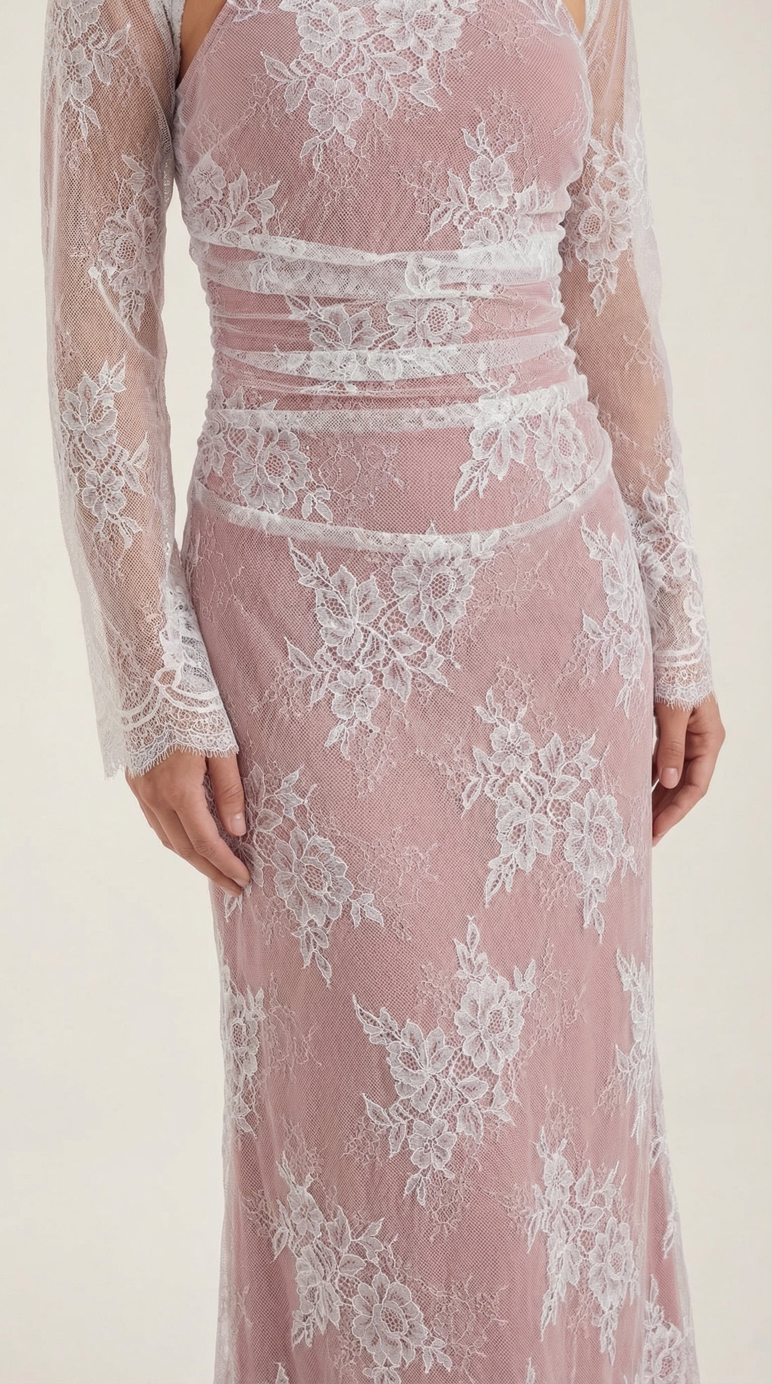 Nerissa Spitzen-Maxikleid