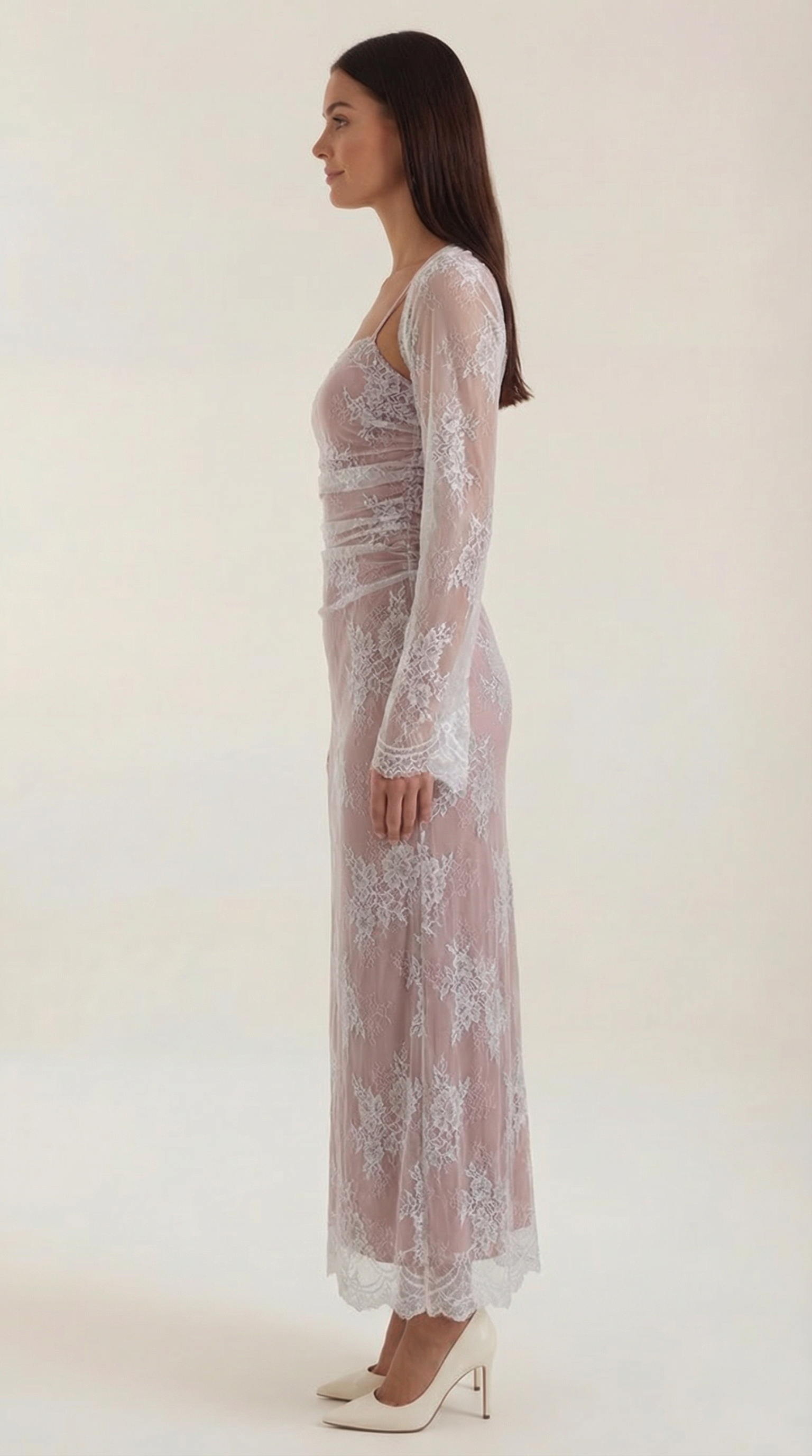 Nerissa Spitzen-Maxikleid