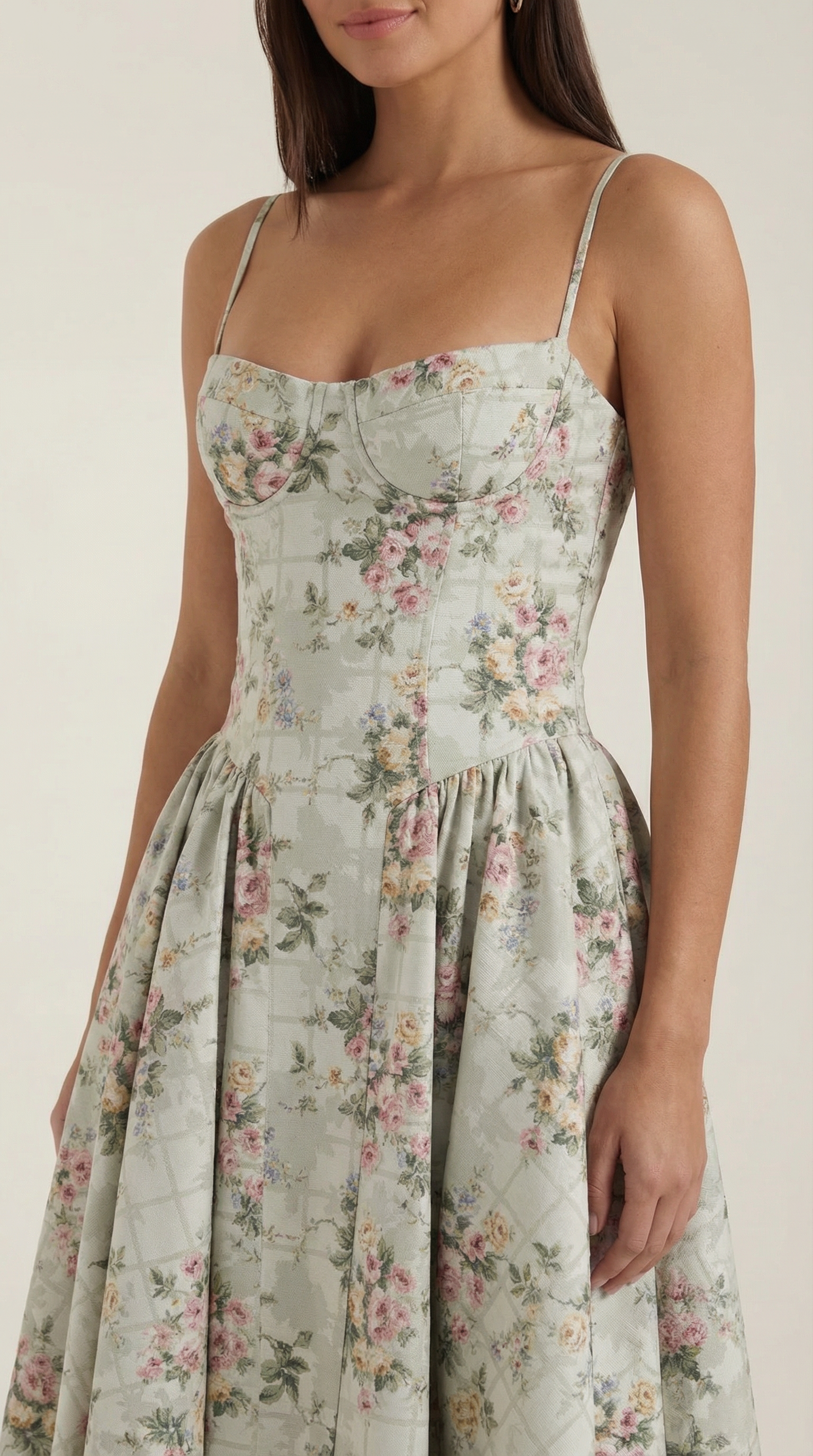 Odette Korsett-Midikleid
