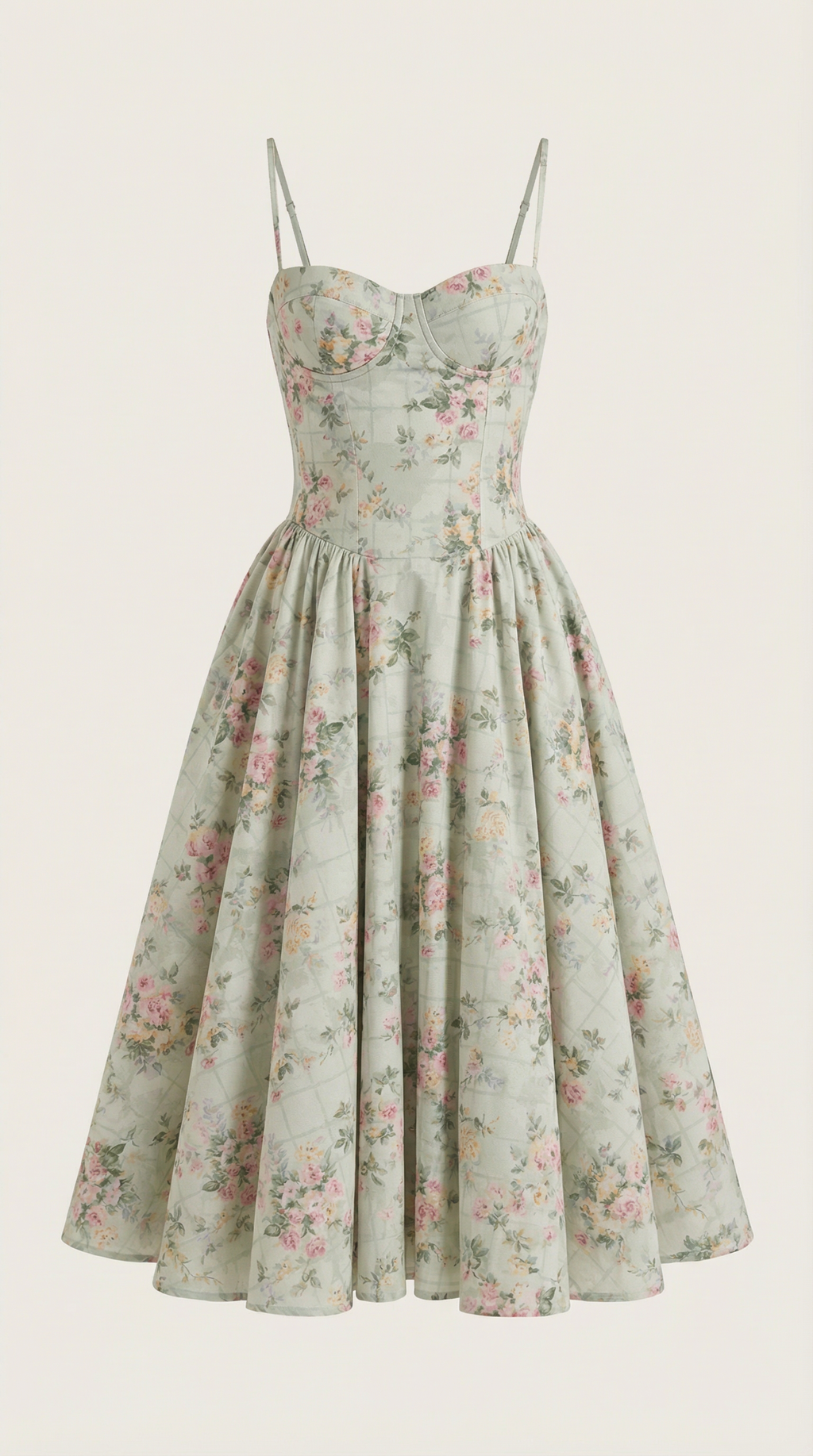 Odette Korsett-Midikleid