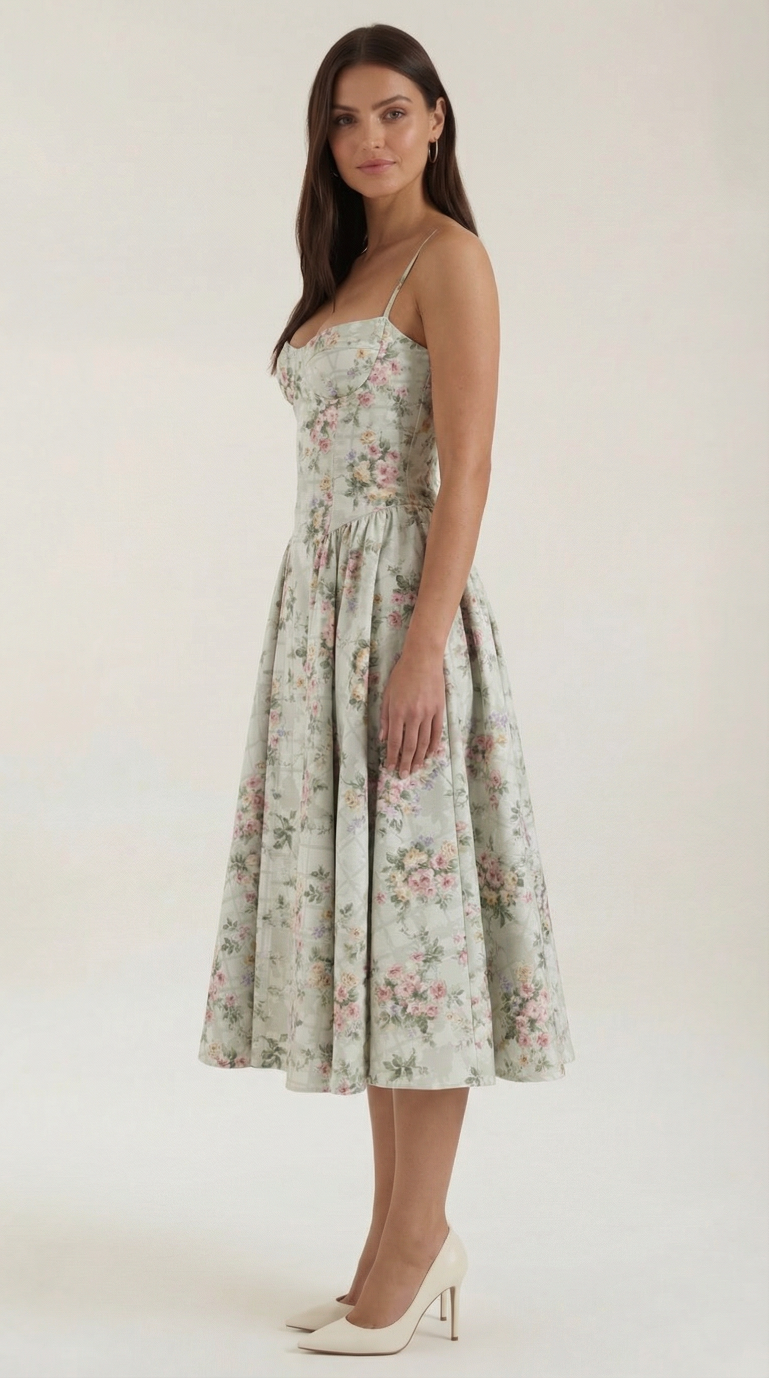 Odette Korsett-Midikleid