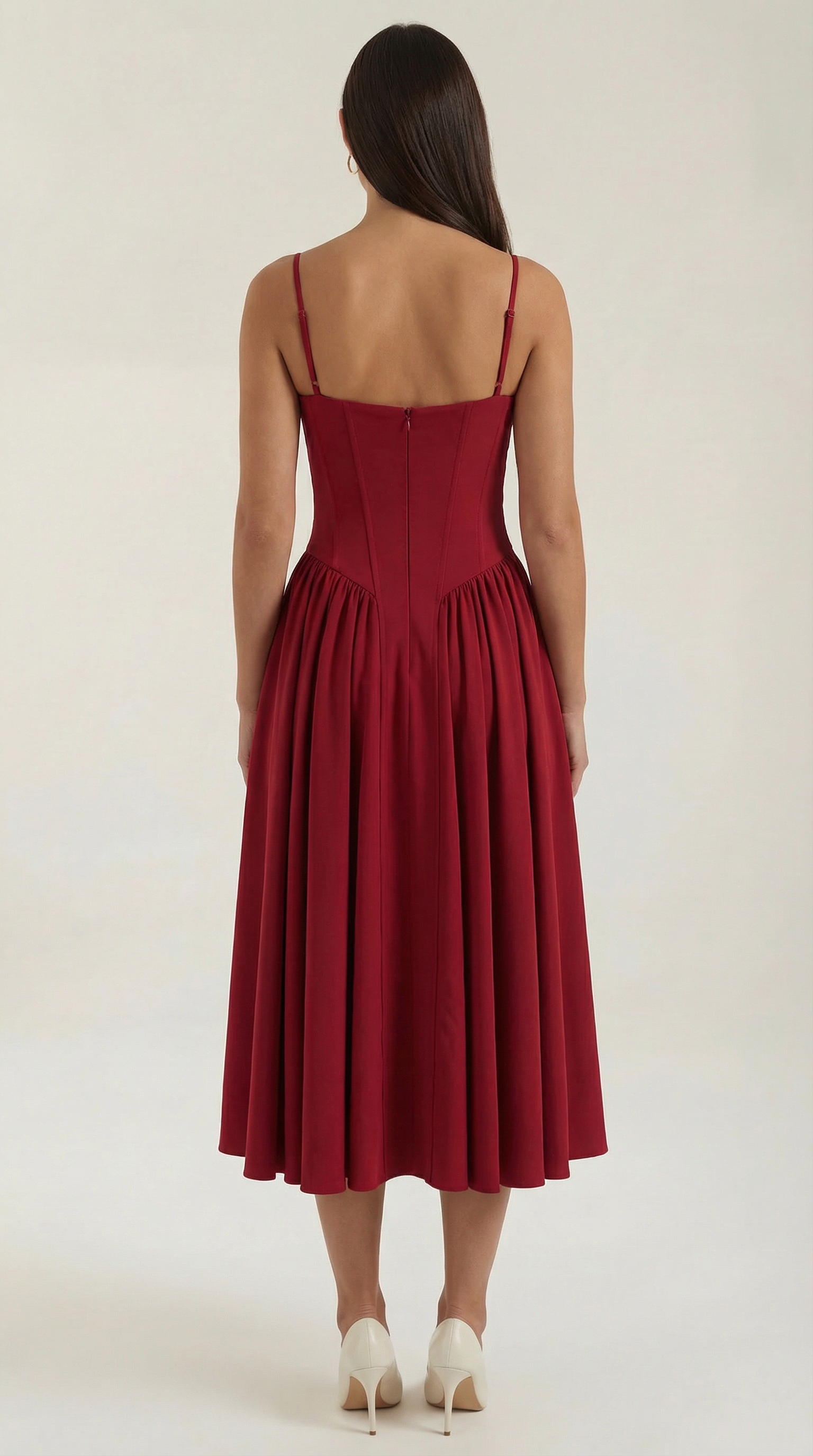 Odette Korsett-Midikleid