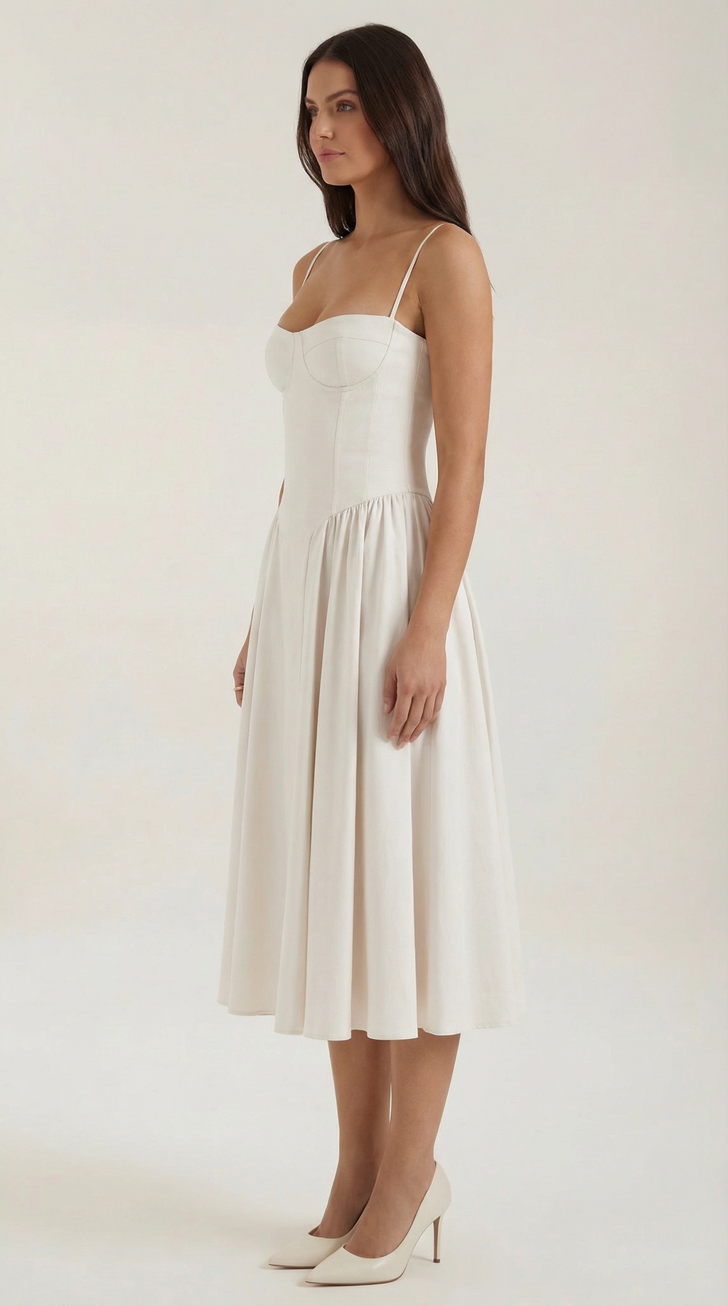 Odette Korsett-Midikleid