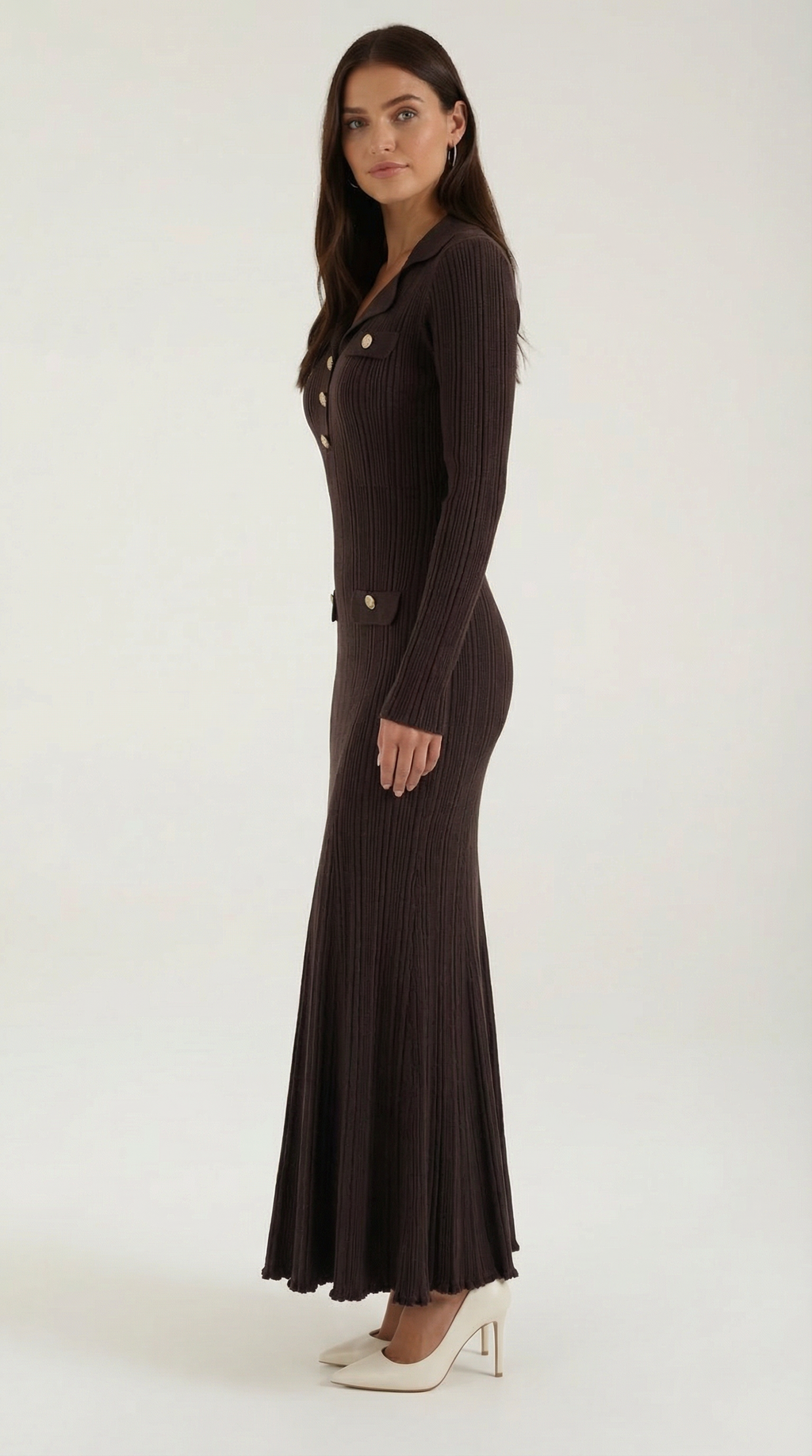 Veronica Strick-Maxikleid