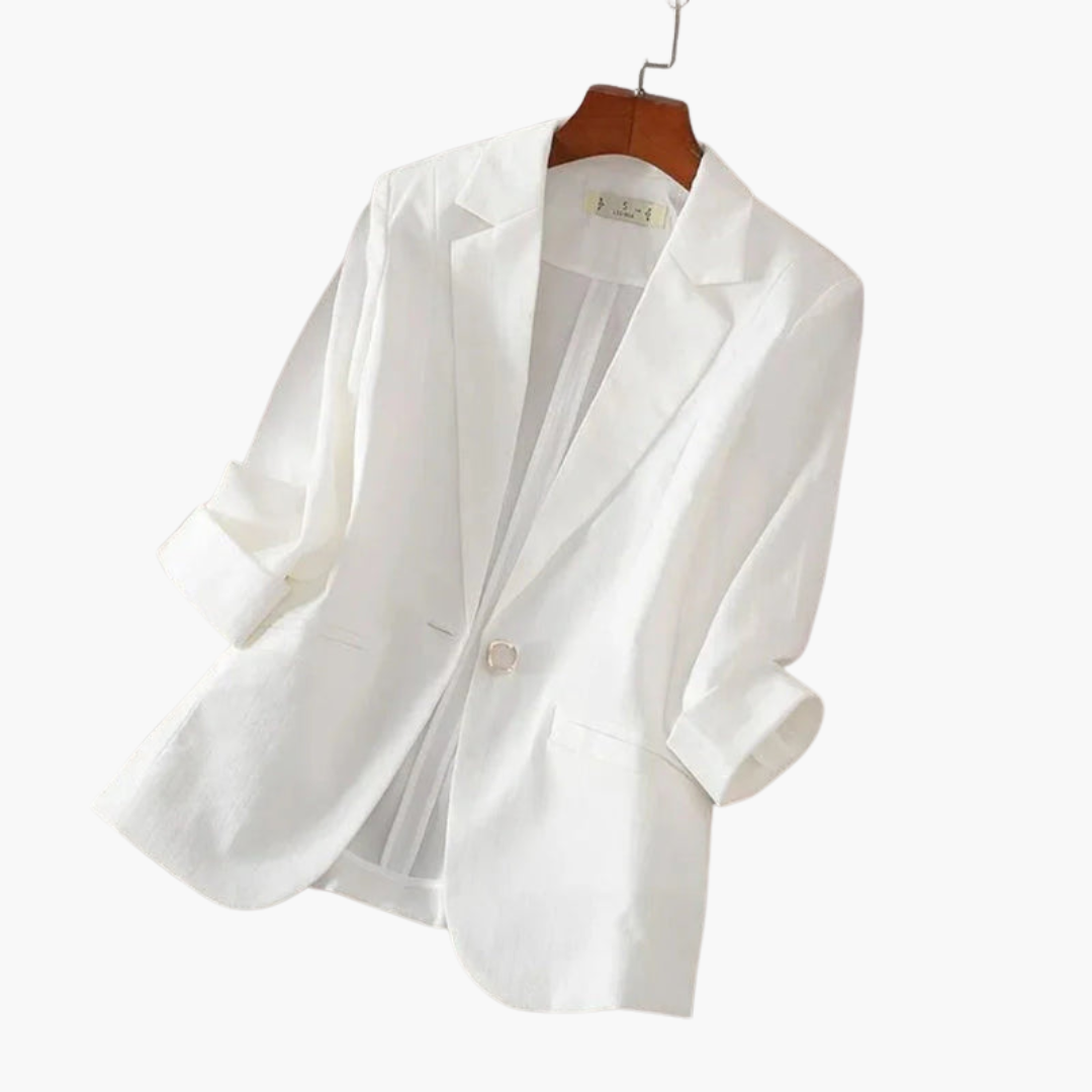 Rosalind | Damen Rosa 3/4 Arm Blazer