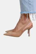 Rosemarie | Damen Slingback Pumps mit spitzer Kappe