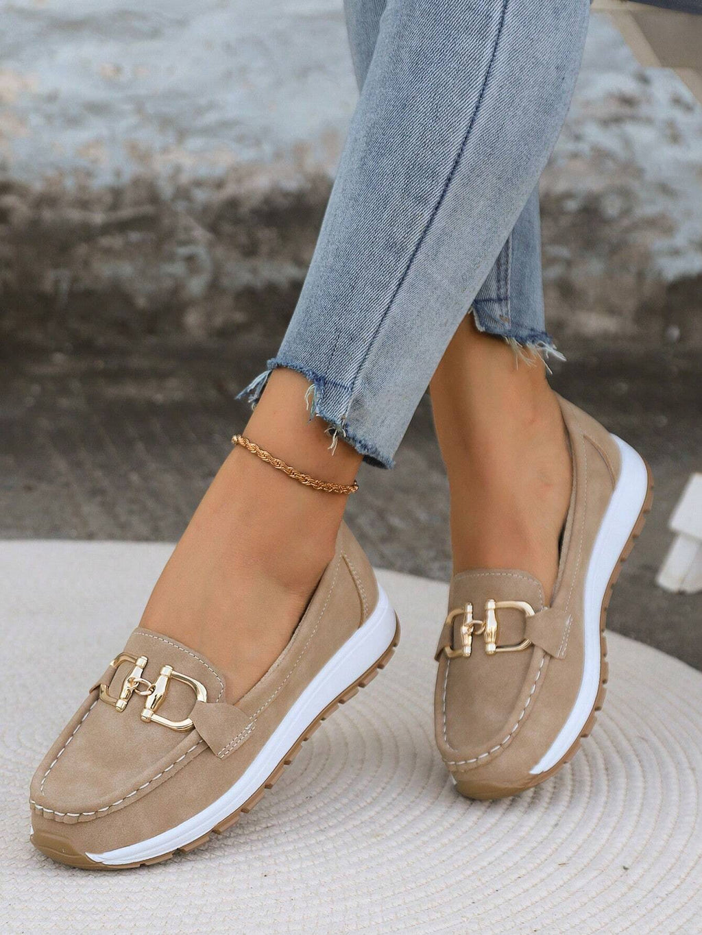Rosemunde | Damen Loafer Schuhe mit Schnalle