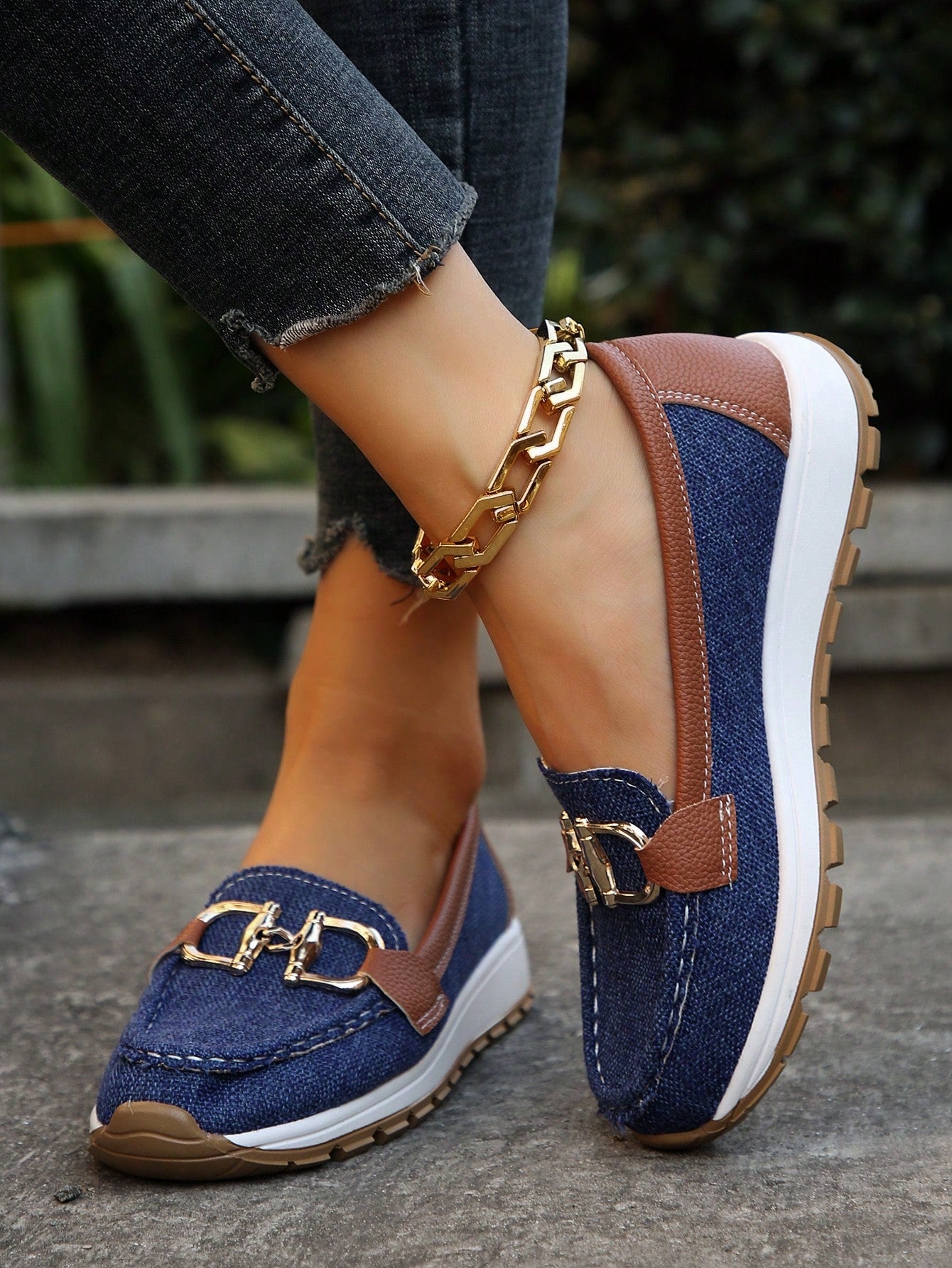 Rosemunde | Damen Loafer Schuhe mit Schnalle