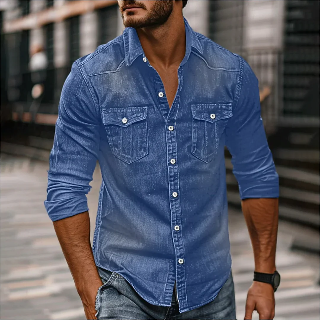 Samuel | Herren Shirt mit Taschen Modern – Herren T-Shirt Taschen Casual 2026