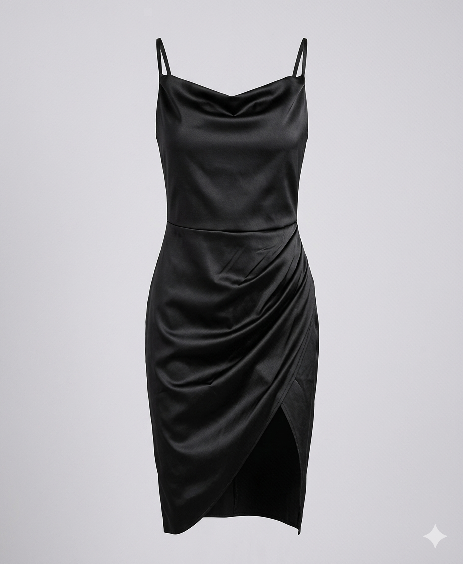 Paula | Satin Abendkleid Wedding guest dress