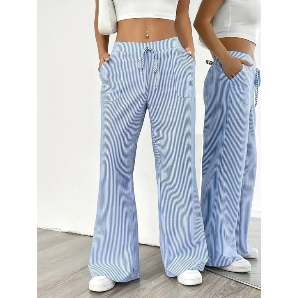 Senta | Damen hose Streifen Freizeit