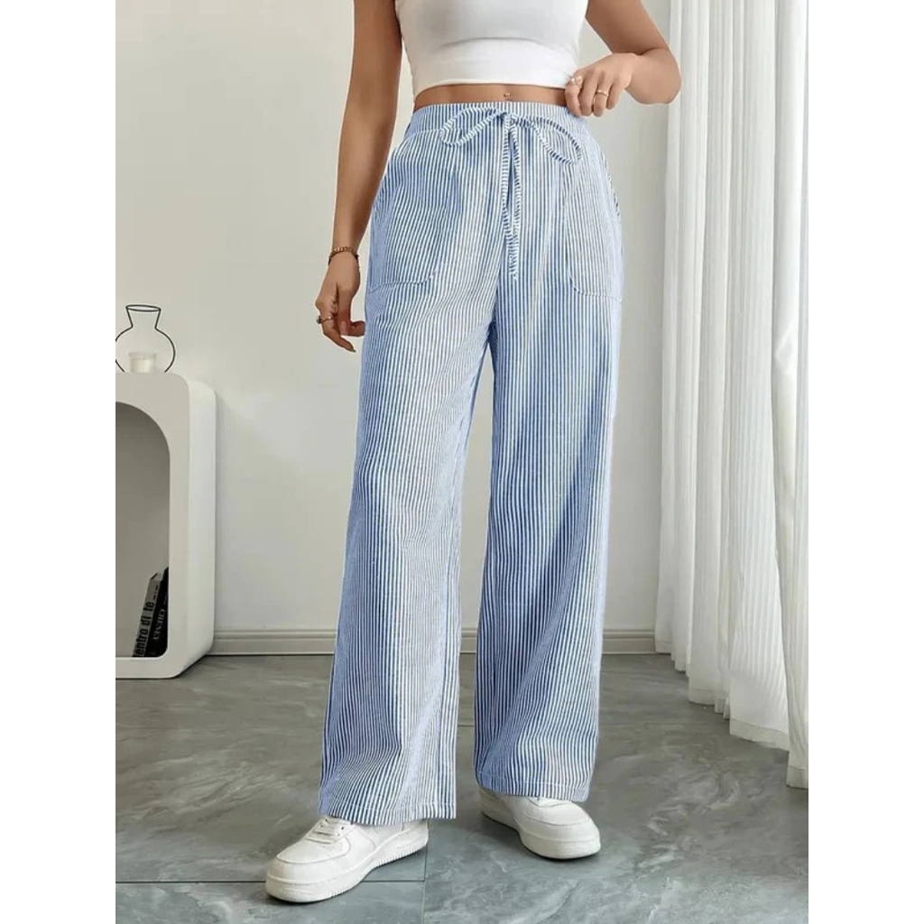 Senta | Damen hose Streifen Freizeit