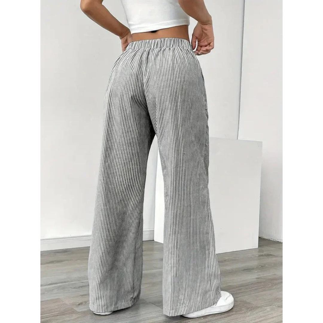 Senta | Damen hose Streifen Freizeit