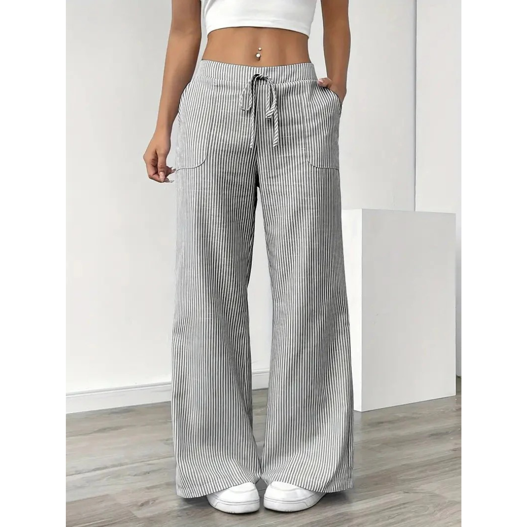 Senta | Damen hose Streifen Freizeit