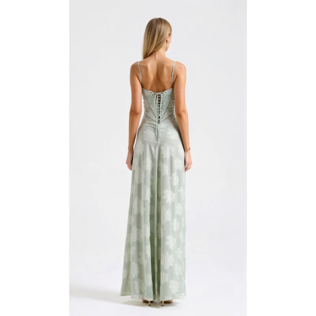 Sienna | Damen Maxi Kleid Für Hochzeitsgast Bustier Stil