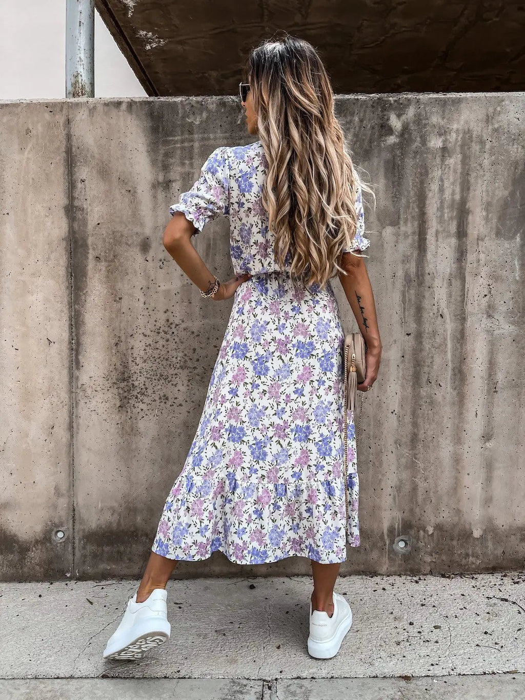 Julia | Sommerkleid mit Knopfleiste & Schlitz