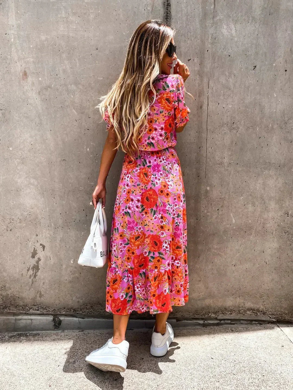 Julia | Sommerkleid mit Knopfleiste & Schlitz