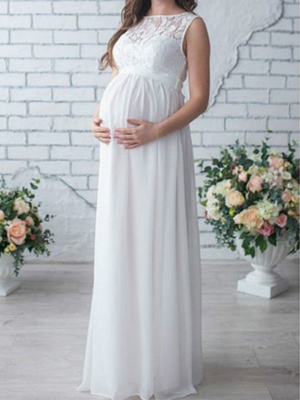 Anna | Spitze, Gürtel, Rundhalsausschnitt, ärmellos, für Damen,